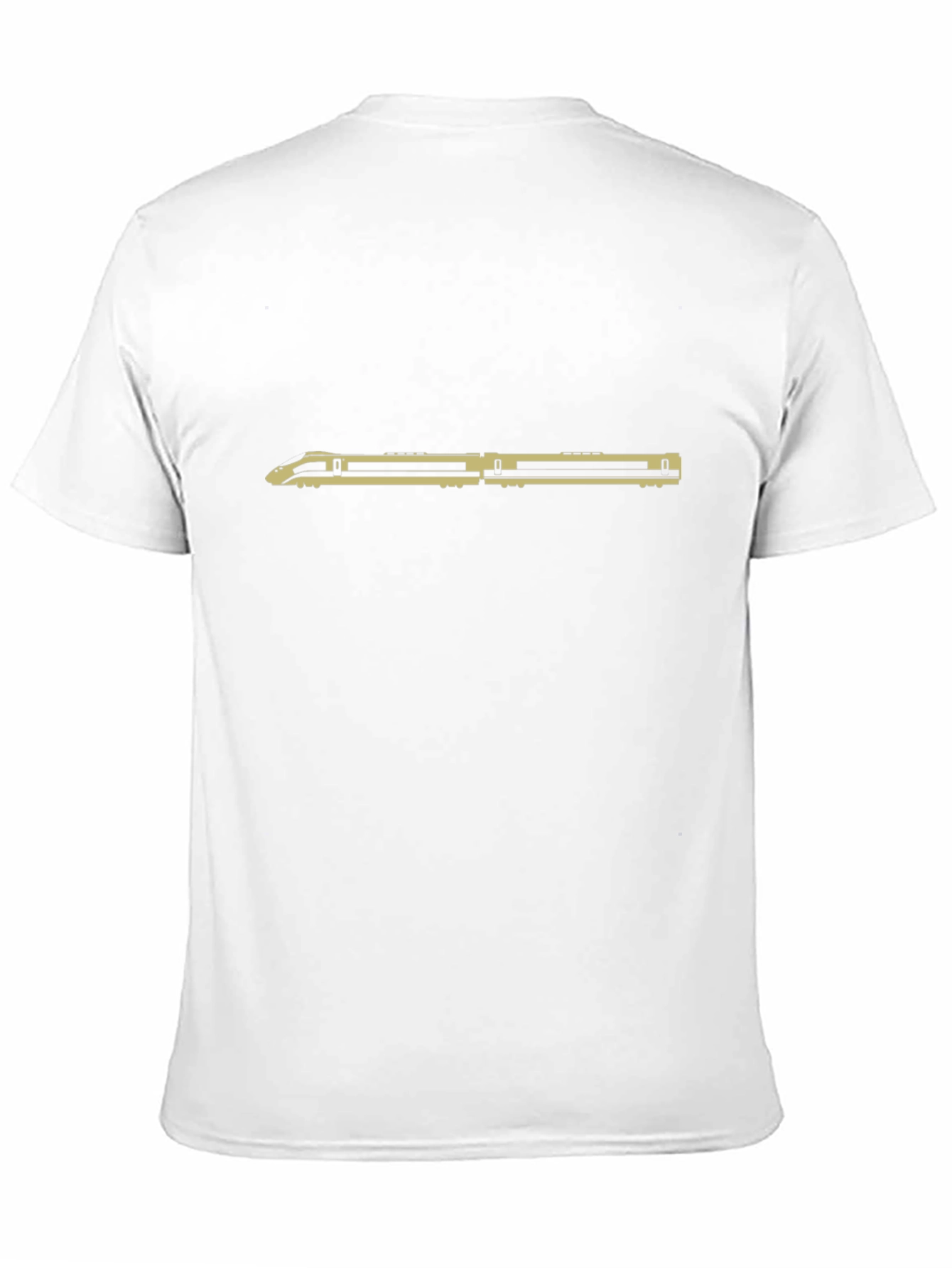Train Graphic Tee - Black Cotton T-Shirt