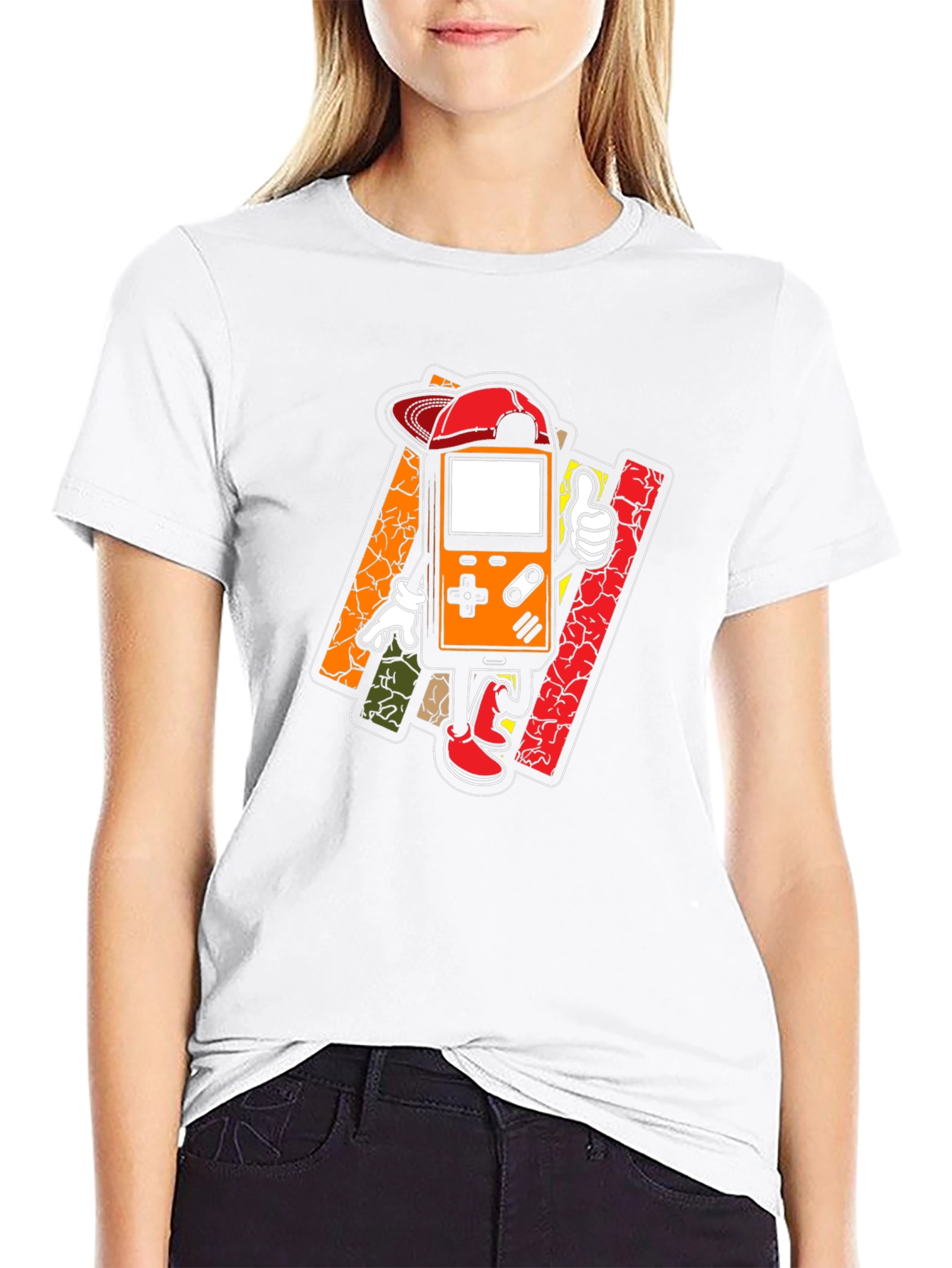 Retro Gamer Graphic Tee - Cool Cartoon Console
