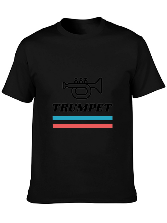 Trumpet Graphic Tee - Music Lovers T-Shirt