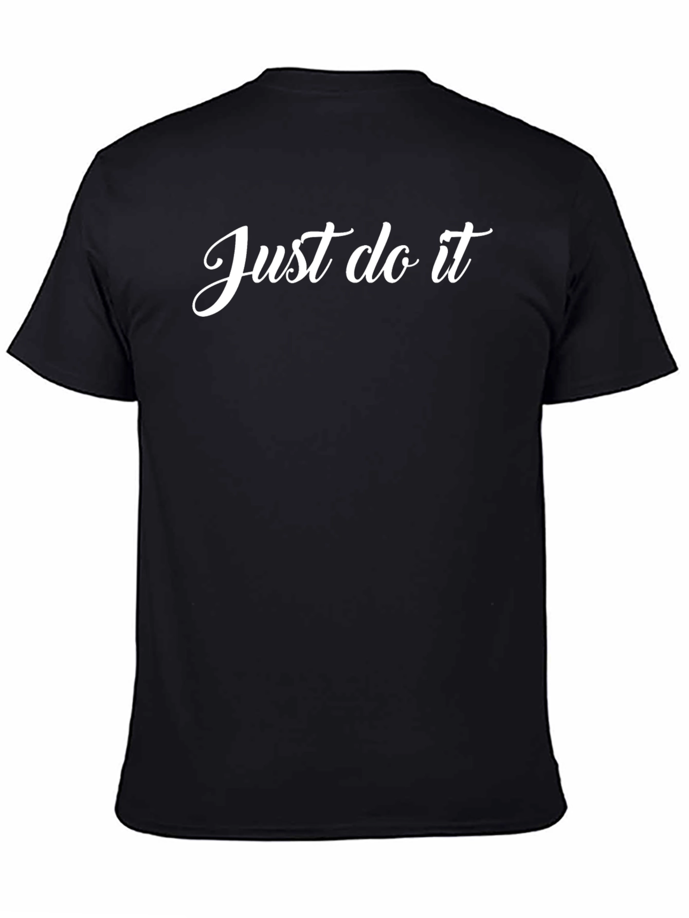 Just Do It Black Tee