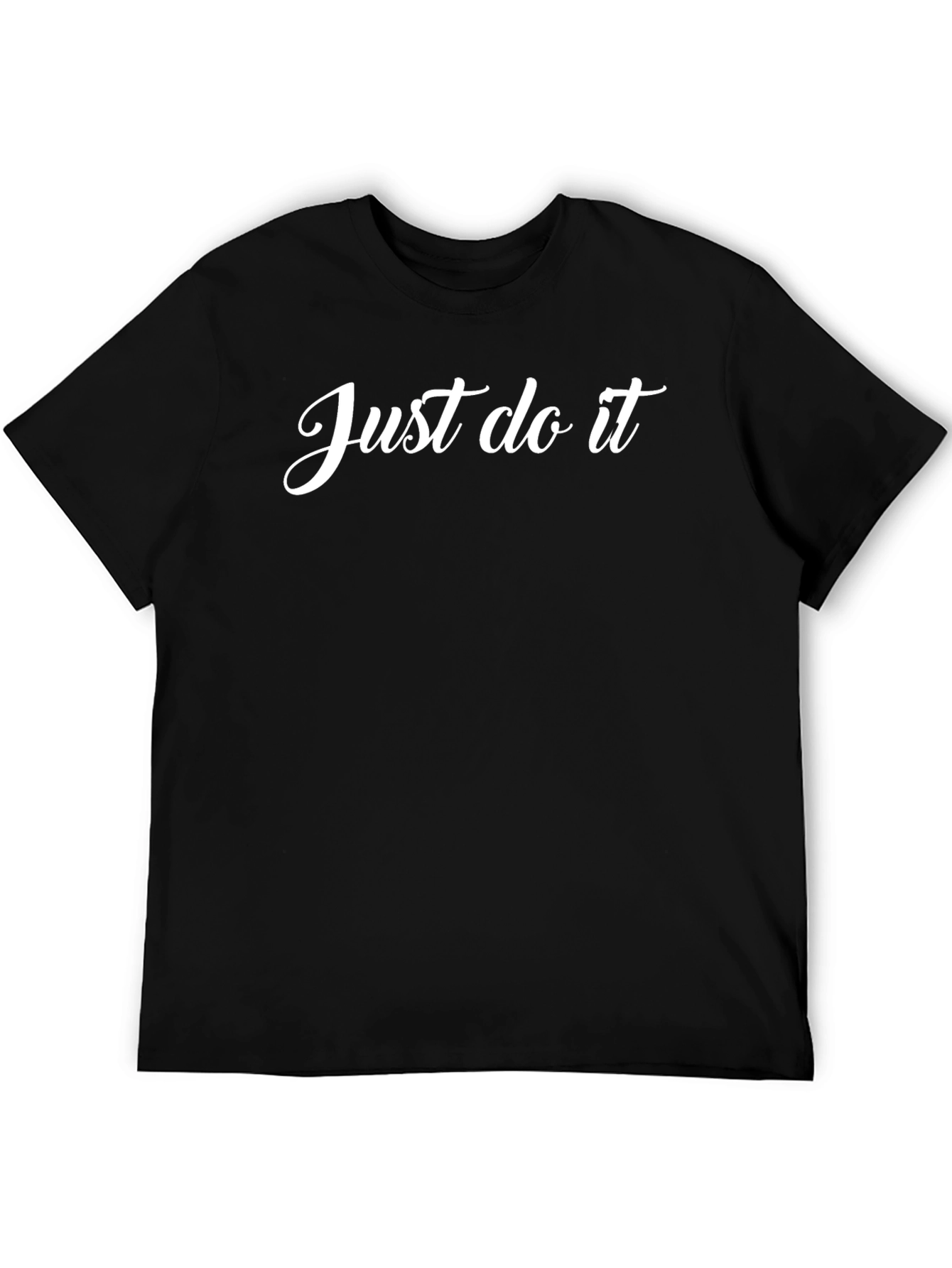 Just Do It Black Tee