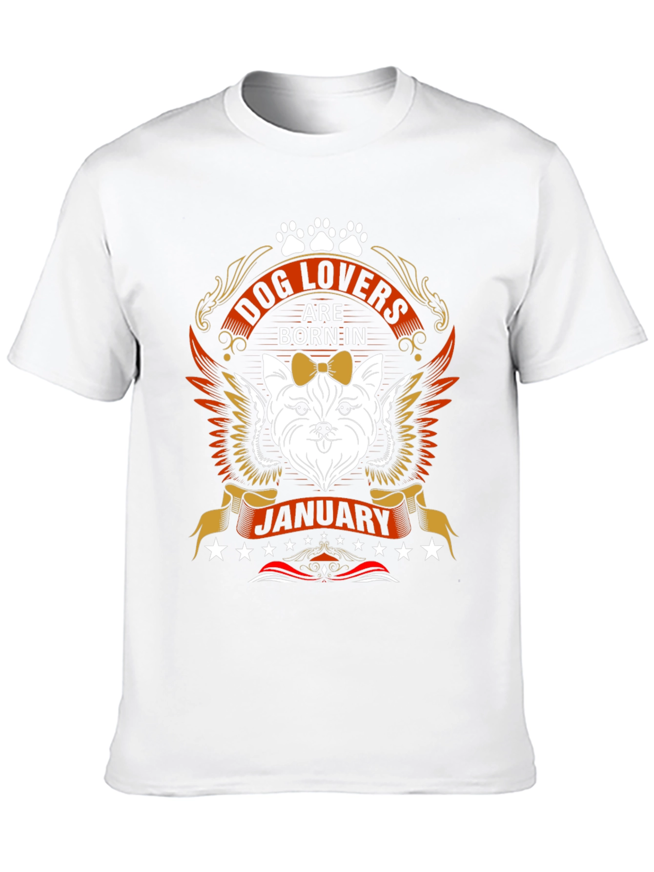 Dog Lovers Born in January T-Shirt