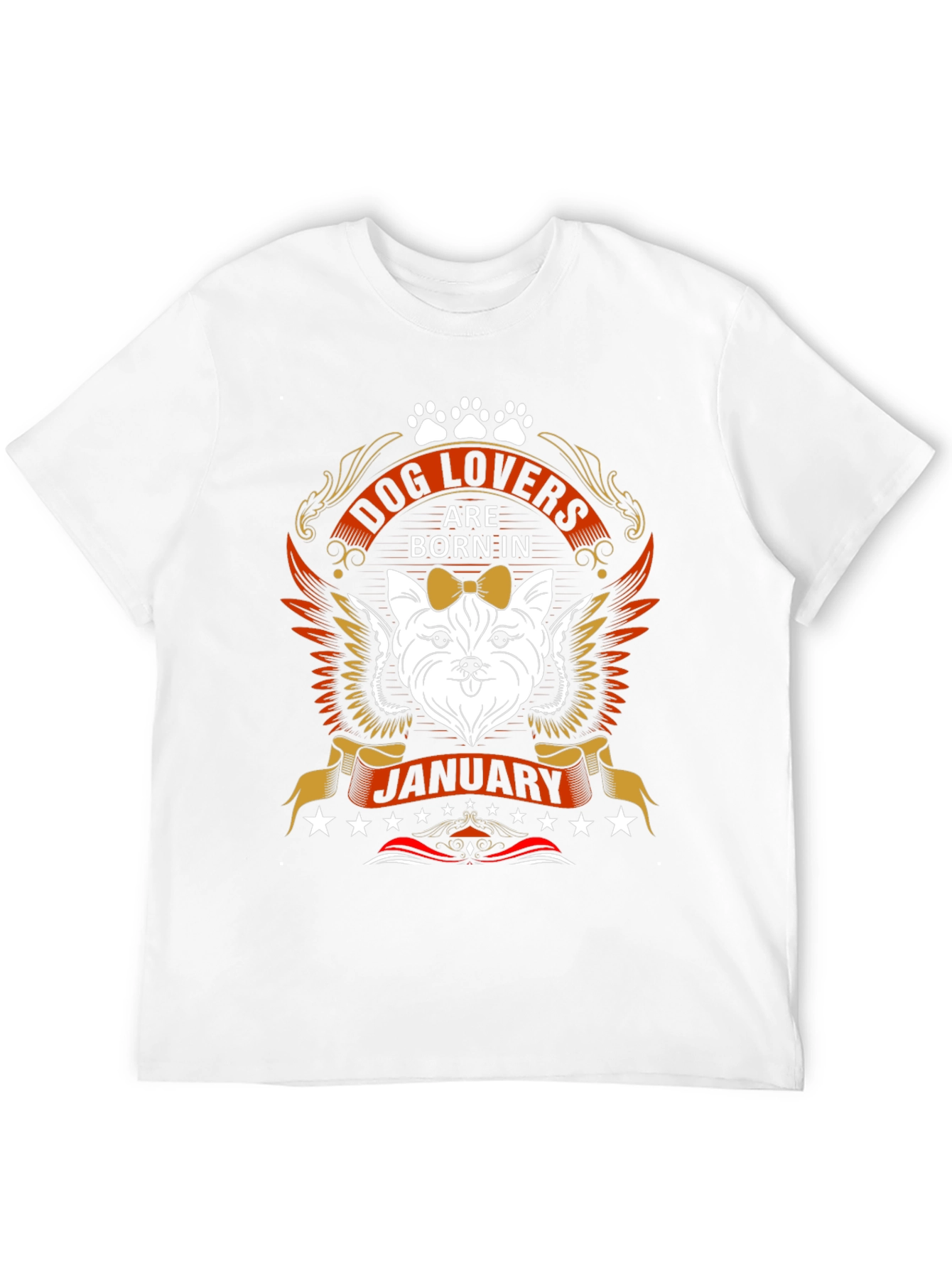 Dog Lovers Born in January T-Shirt