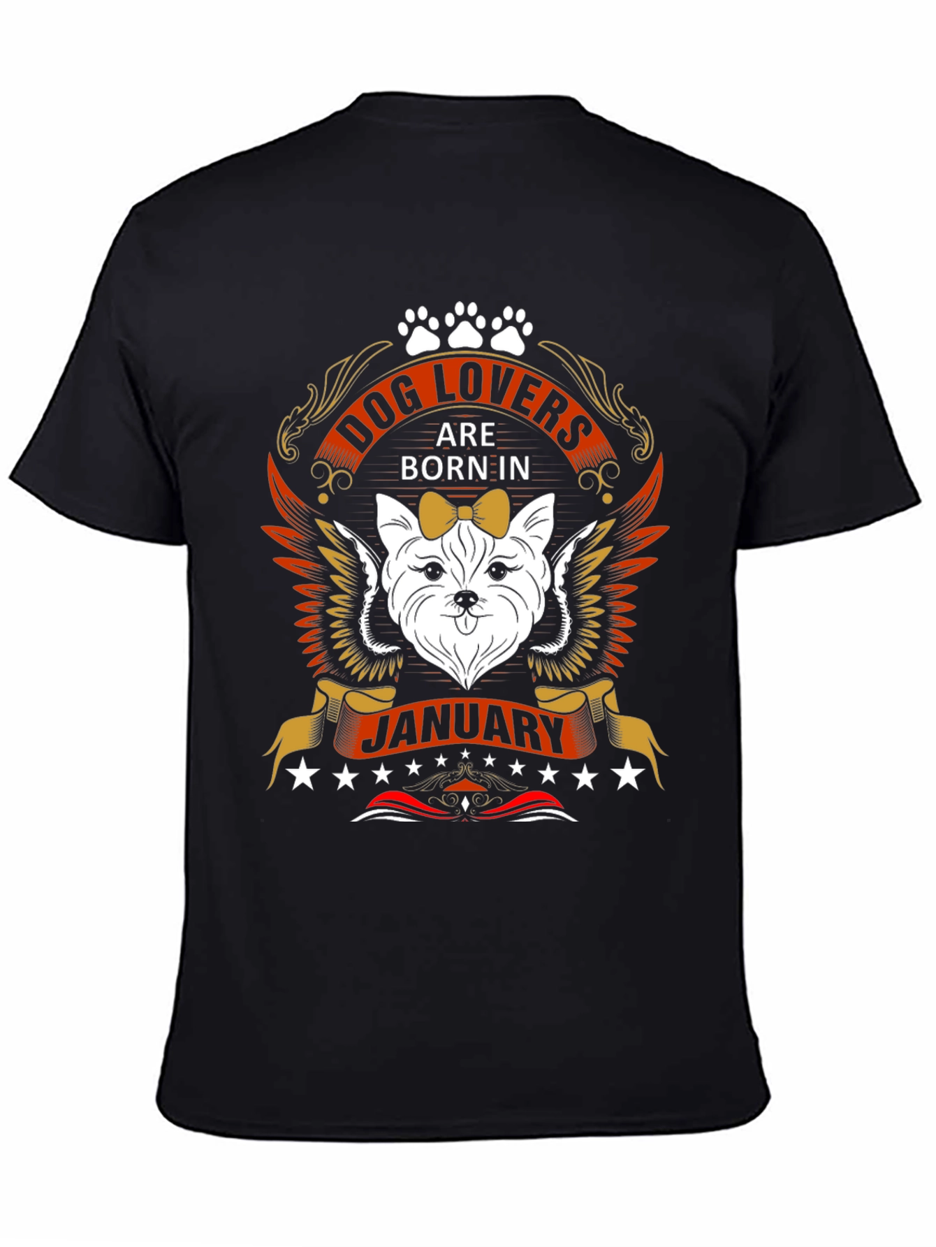 Dog Lovers Born in January T-Shirt