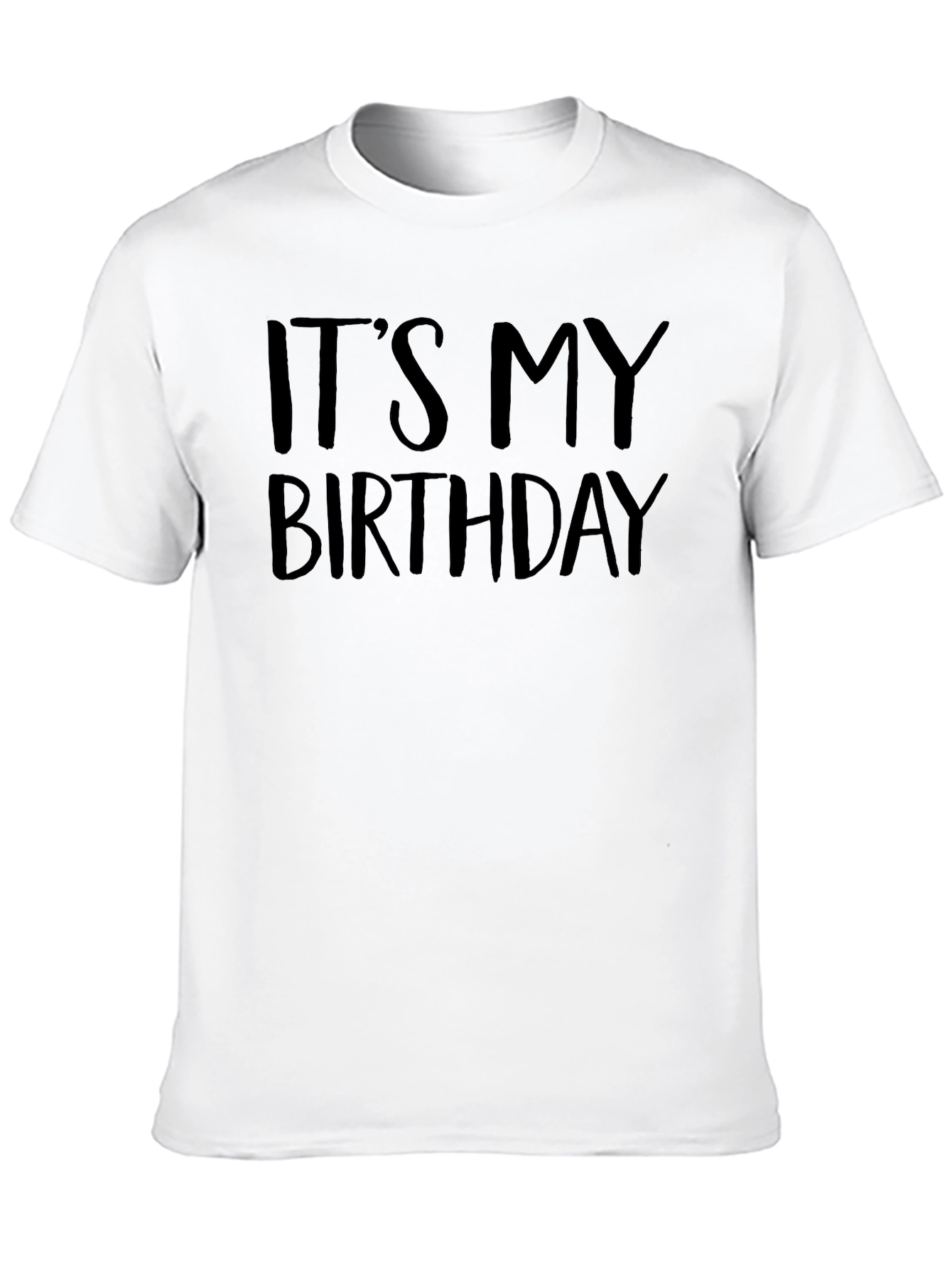 Its My Birthday Black Graphic Tee