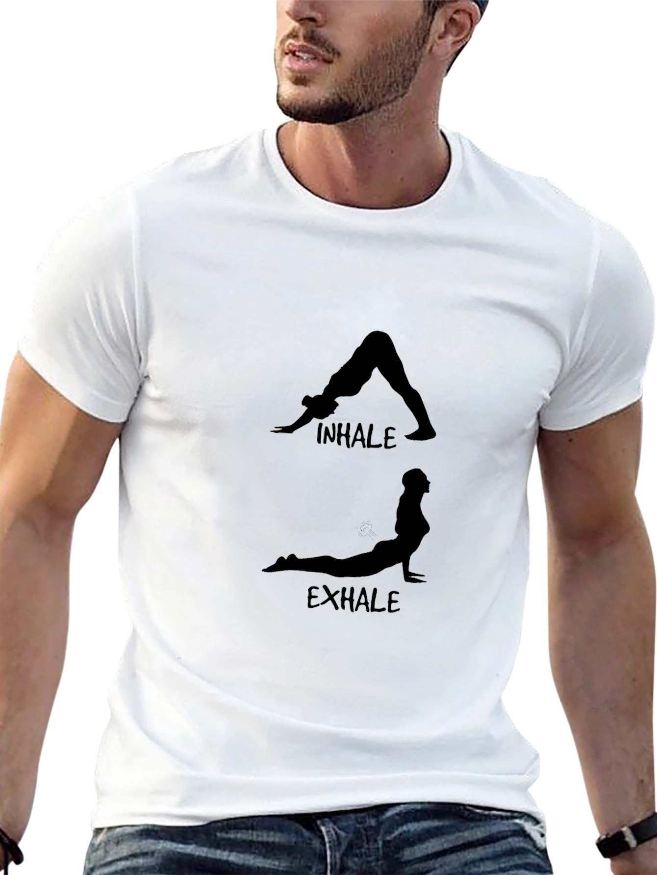 Yoga Inhale Exhale Graphic Tee