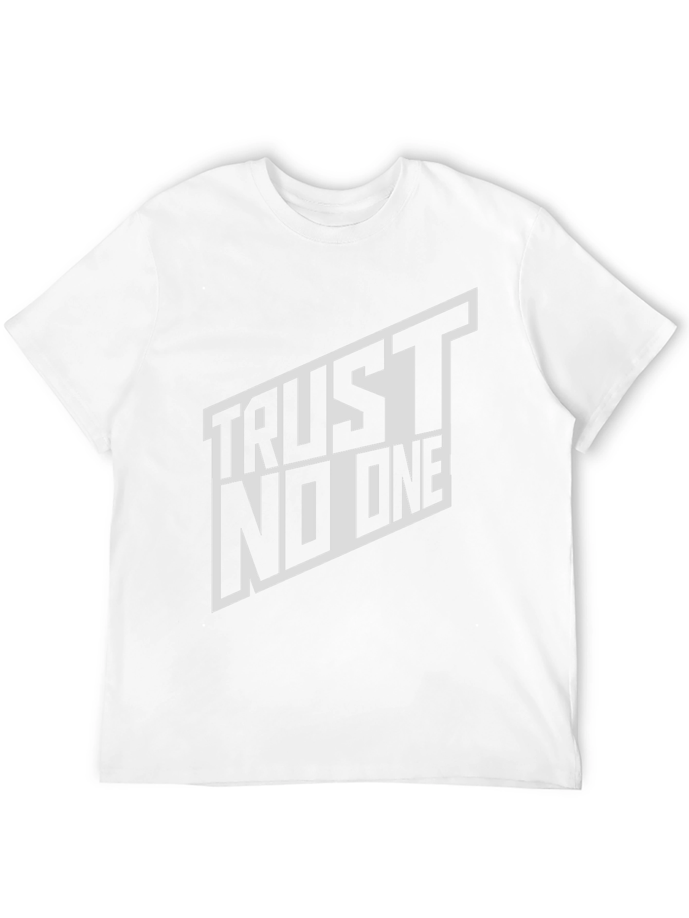 Trust No One Graphic Tee - Black