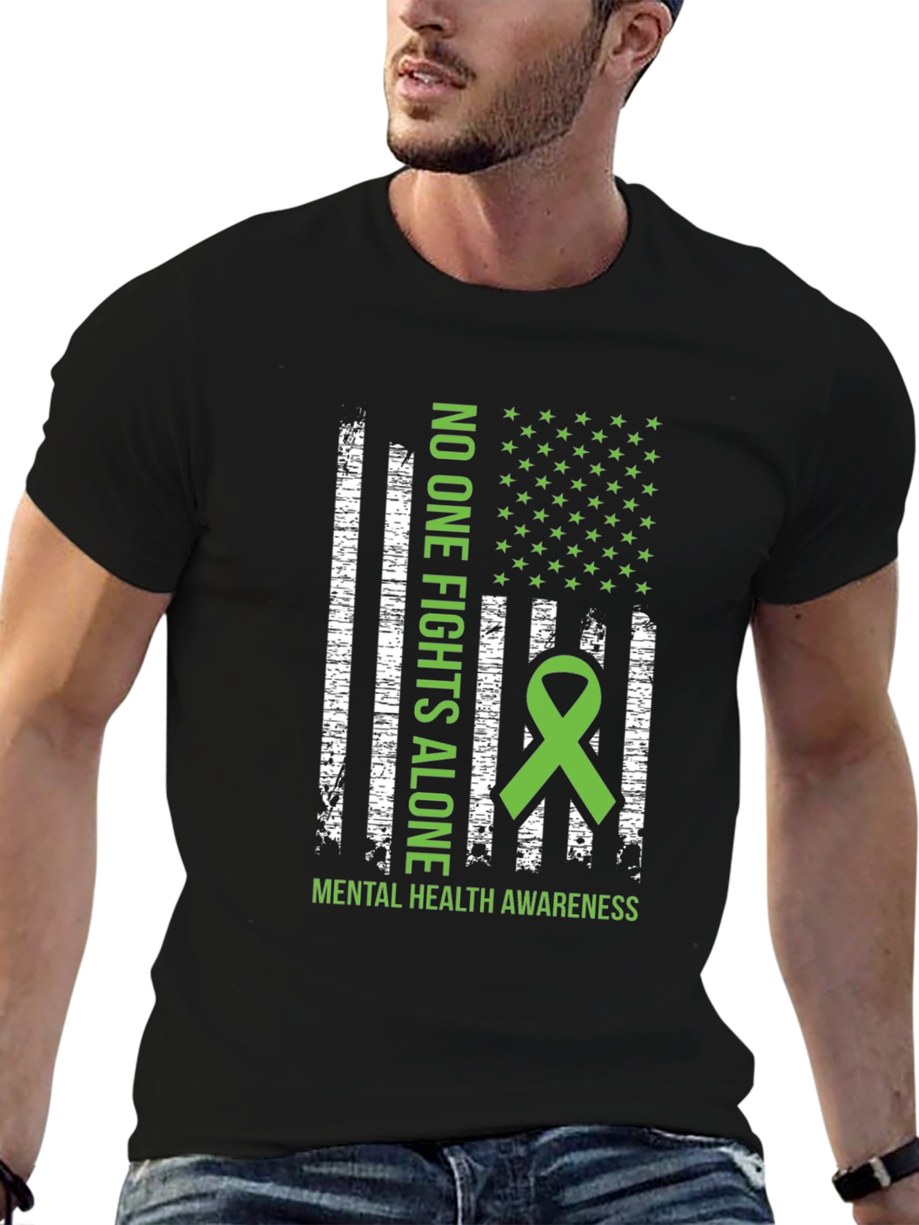 Mental Health Awareness Flag T-Shirt
