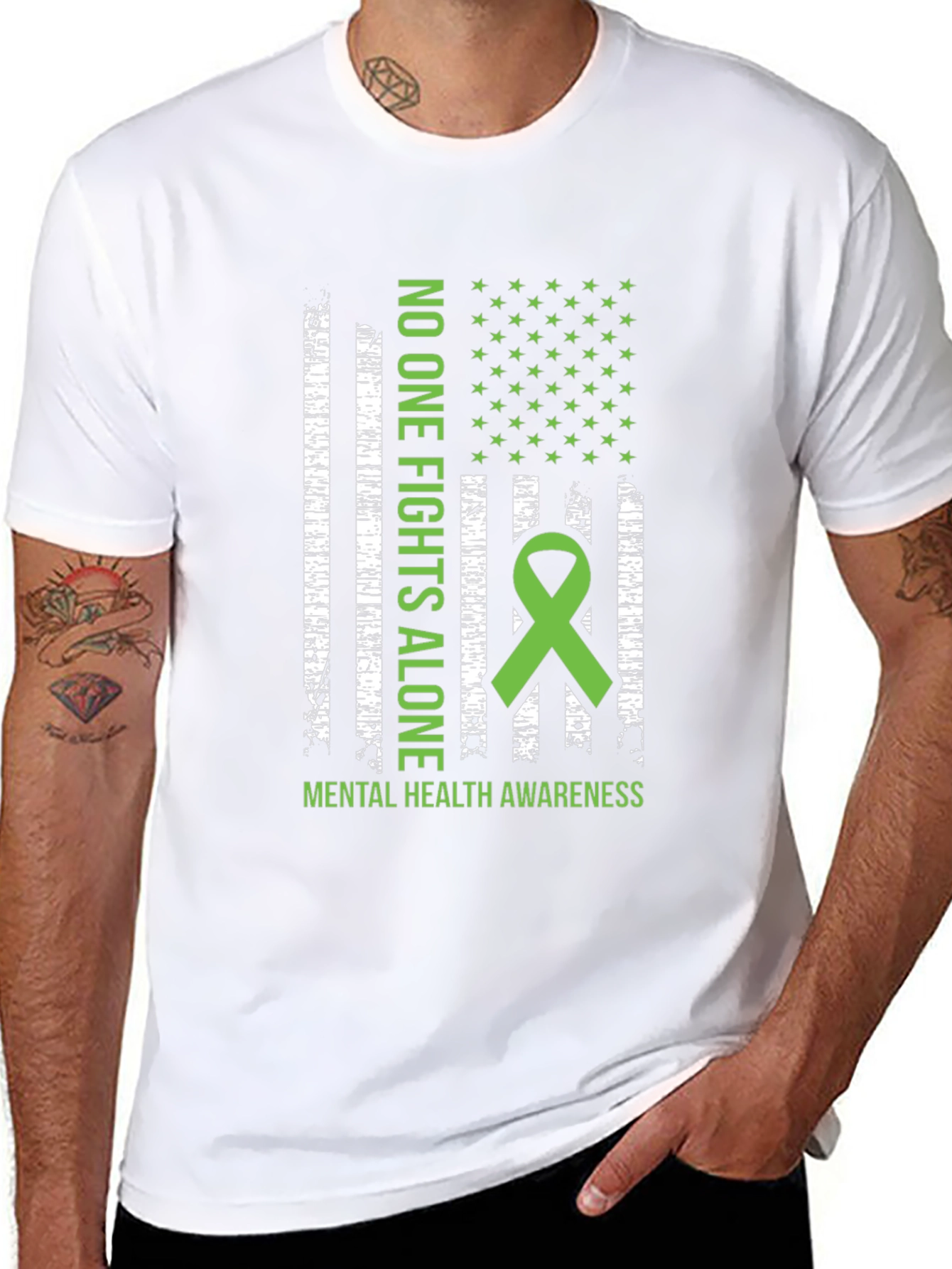 Mental Health Awareness Flag T-Shirt