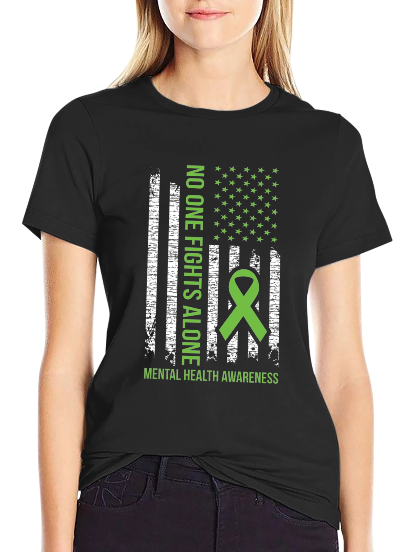 Mental Health Awareness Flag T-Shirt