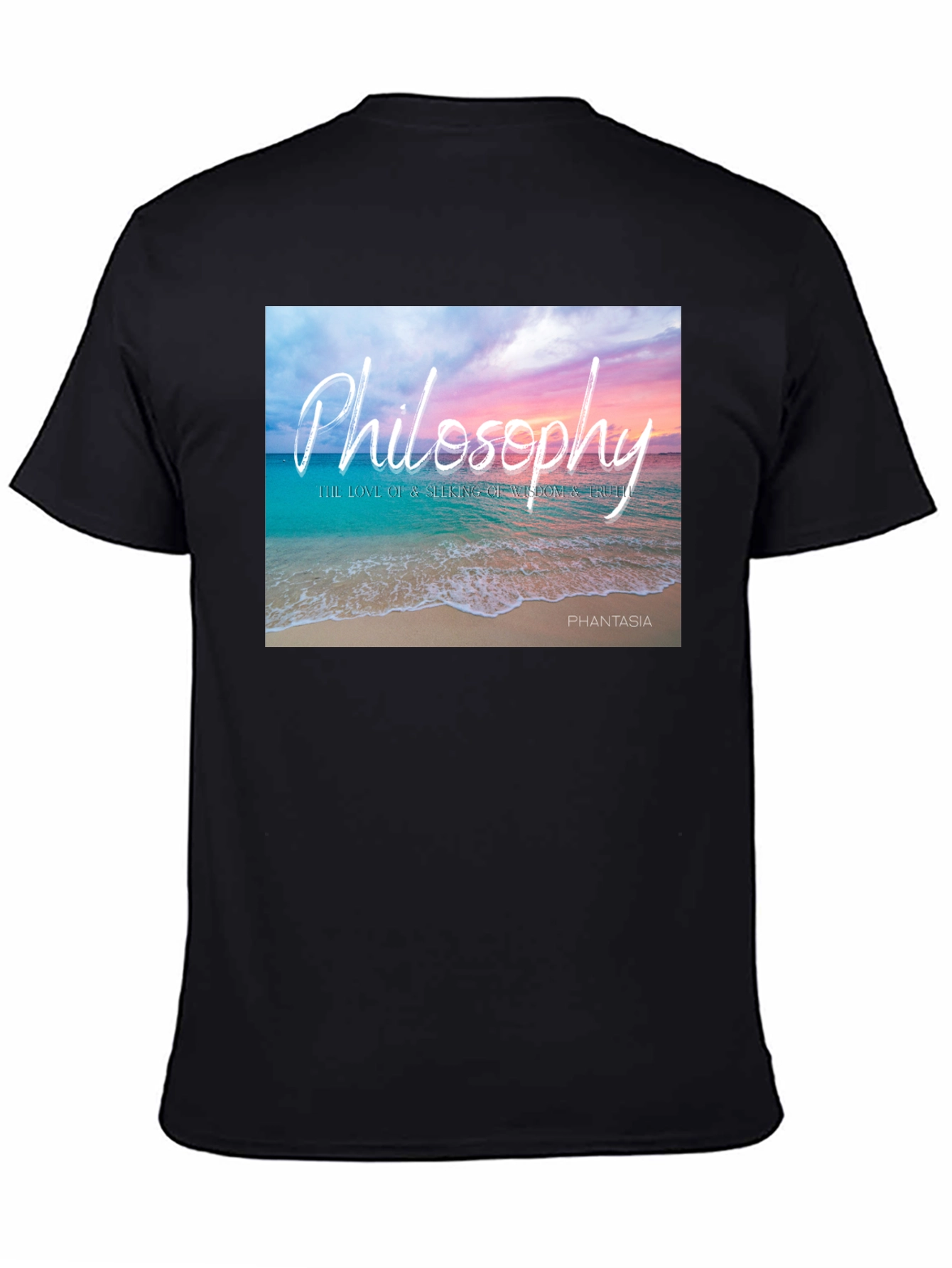 Philosophy Beach T-Shirt - Wisdom and Truth