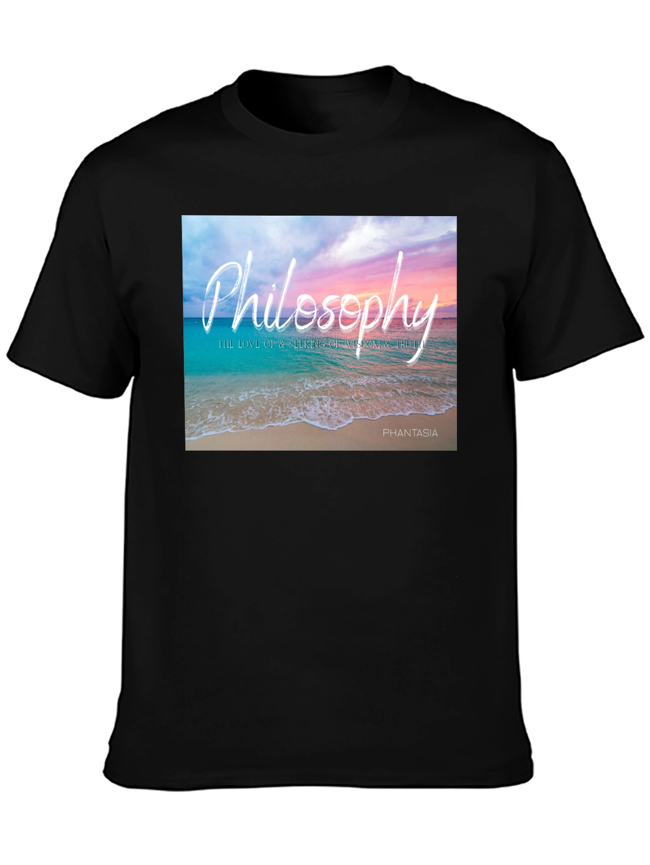 Philosophy Beach T-Shirt - Wisdom and Truth