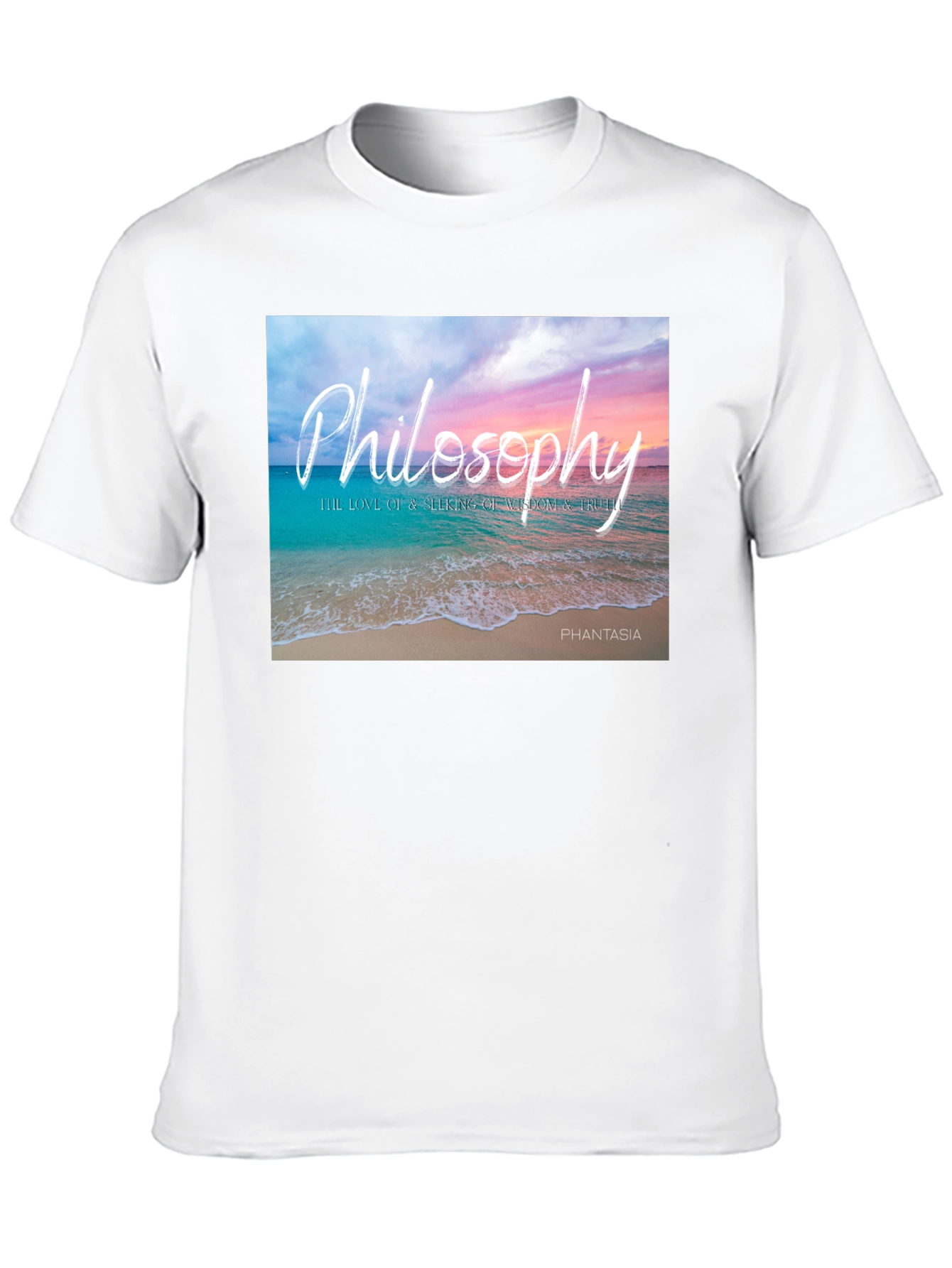 Philosophy Beach T-Shirt - Wisdom and Truth