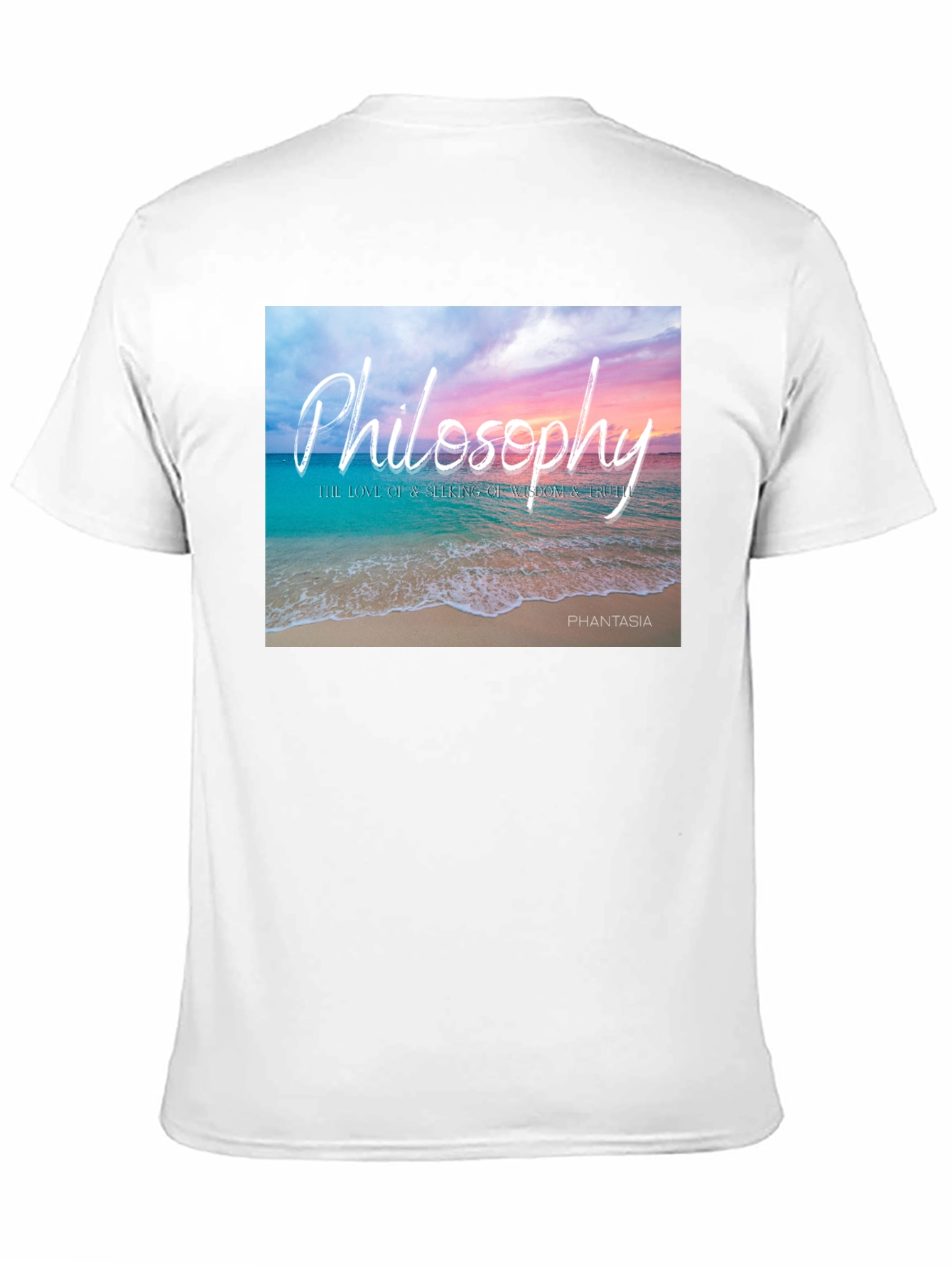 Philosophy Beach T-Shirt - Wisdom and Truth