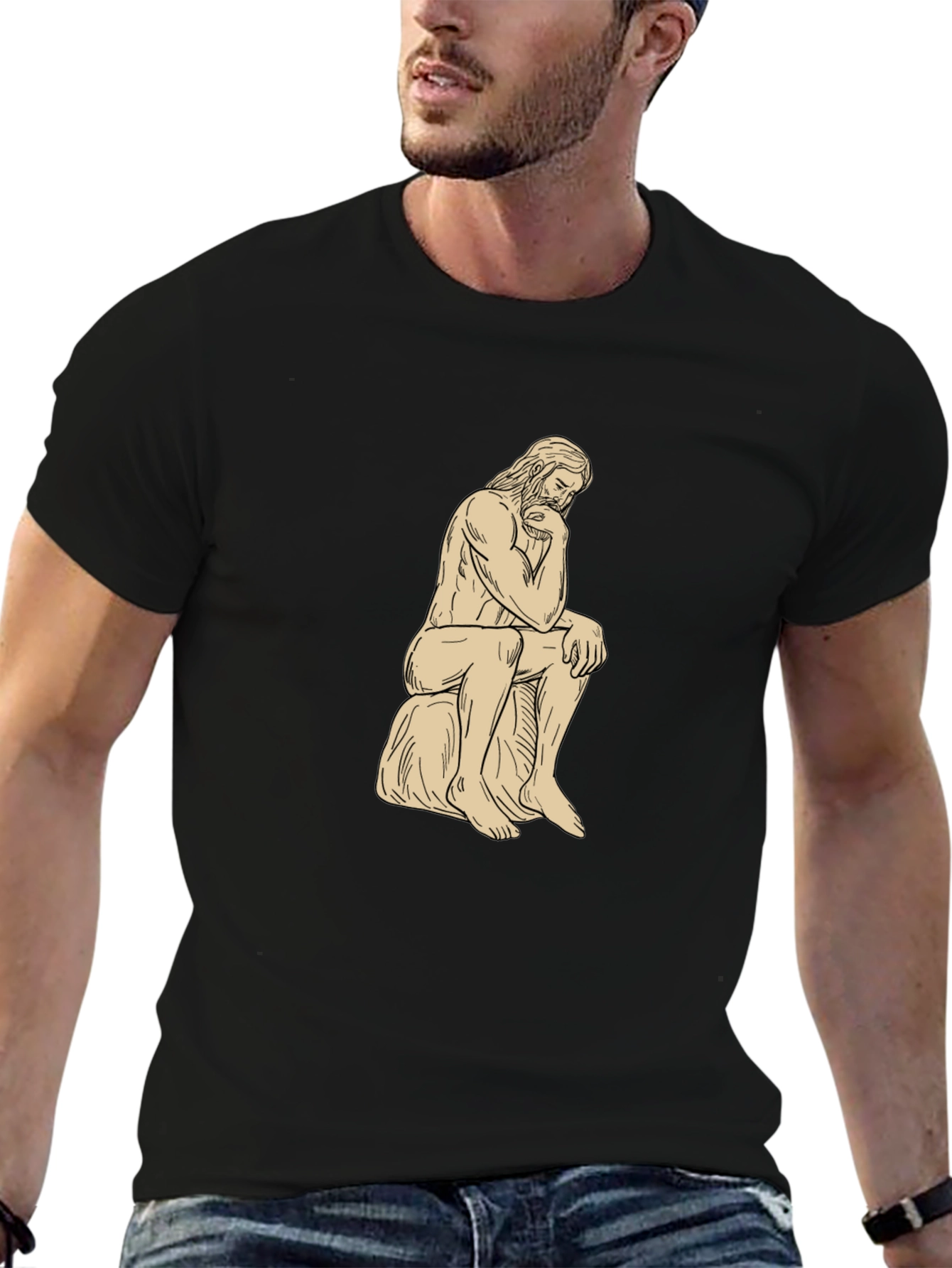 The Thinker T-Shirt - Philosophical Style