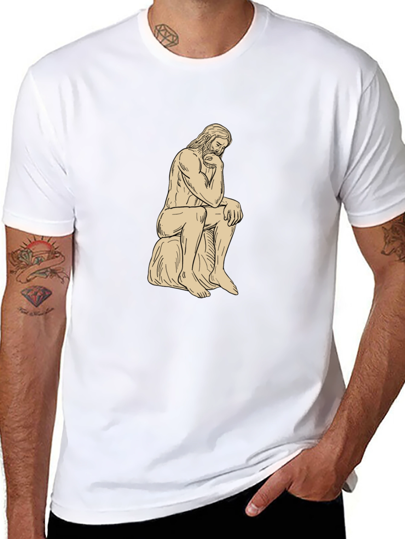 The Thinker T-Shirt - Philosophical Style