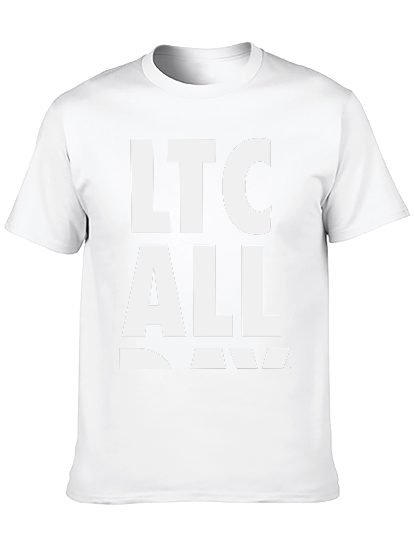 LTC All Day Graphic Tee - Crypto Enthusiast