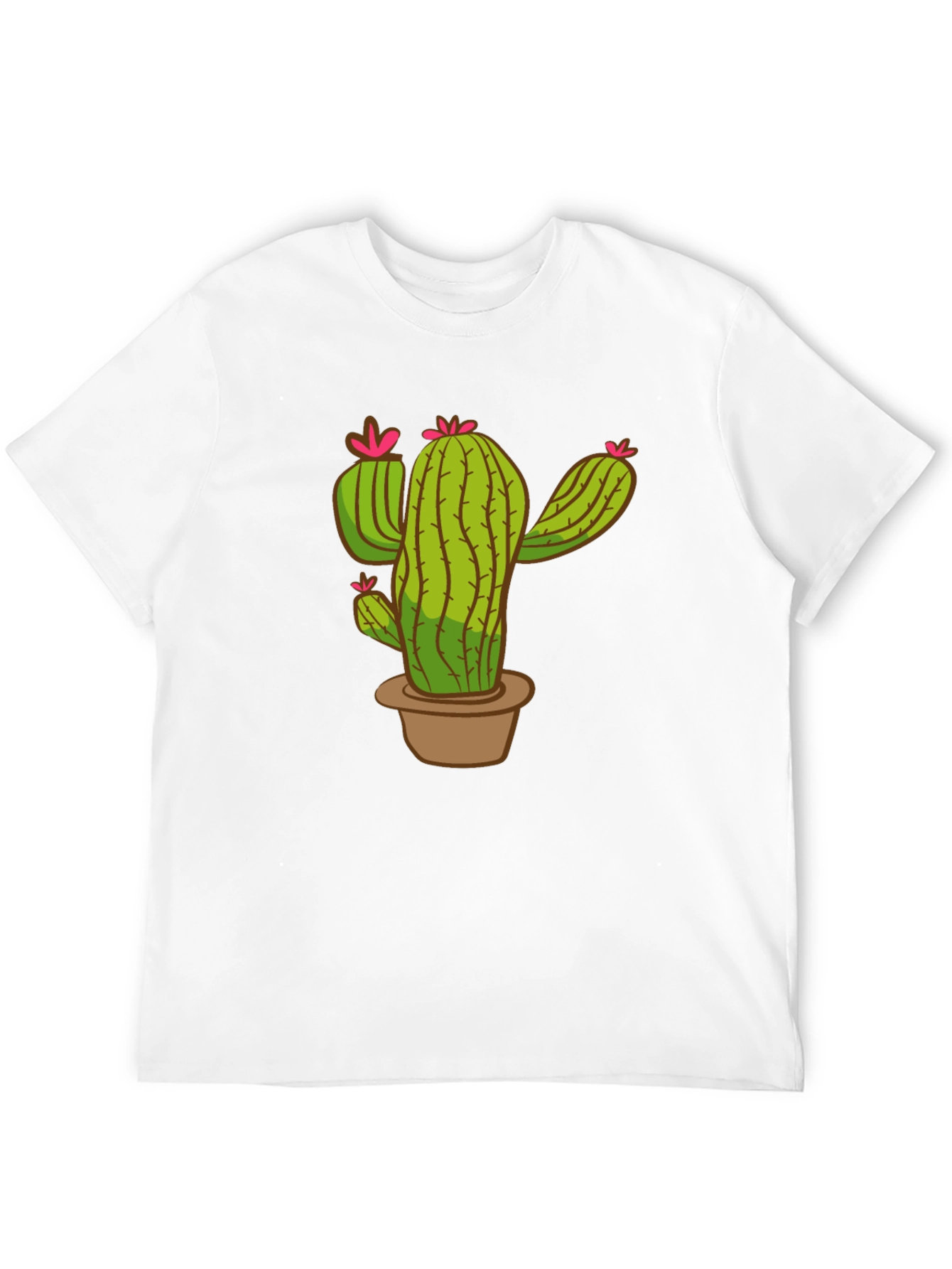 Cactus Graphic T-Shirt - Unisex Crew Neck Tee