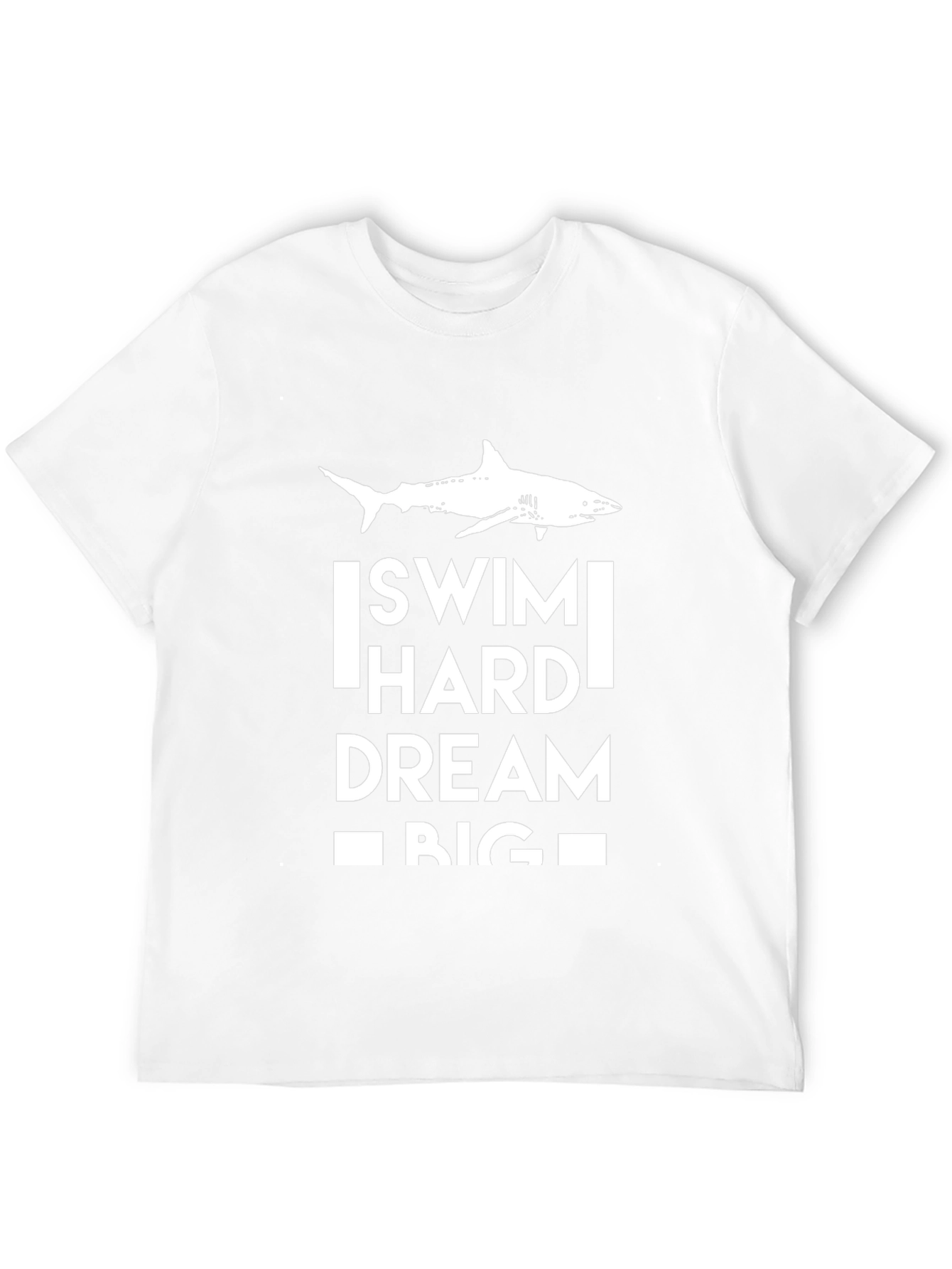 Swim Hard Dream Big Black T-Shirt