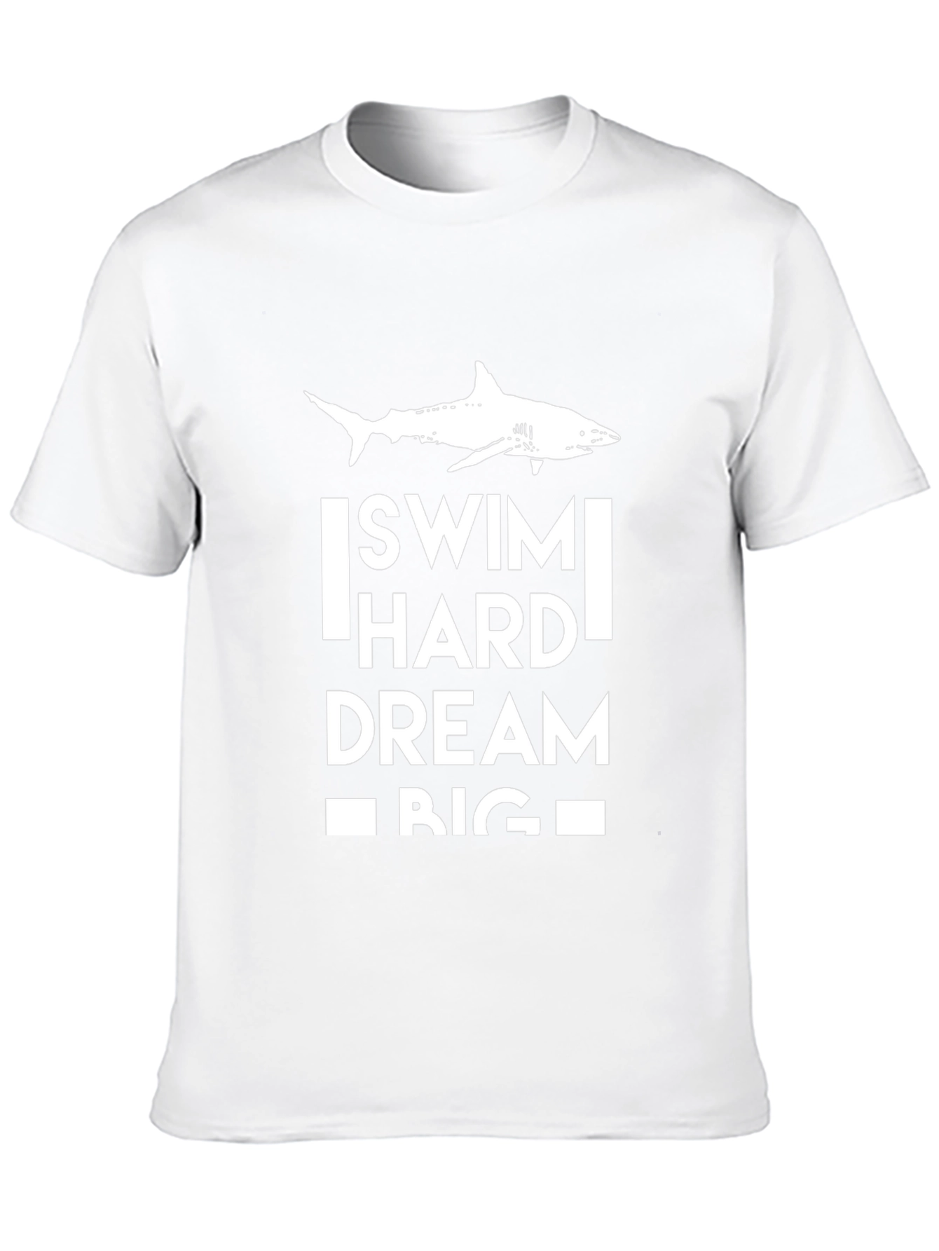 Swim Hard Dream Big Black T-Shirt