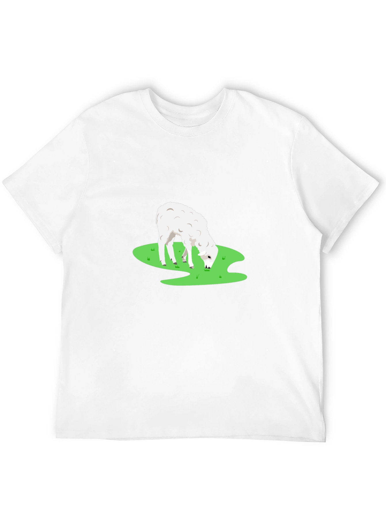 Black T-Shirt with Sheep Graphic
