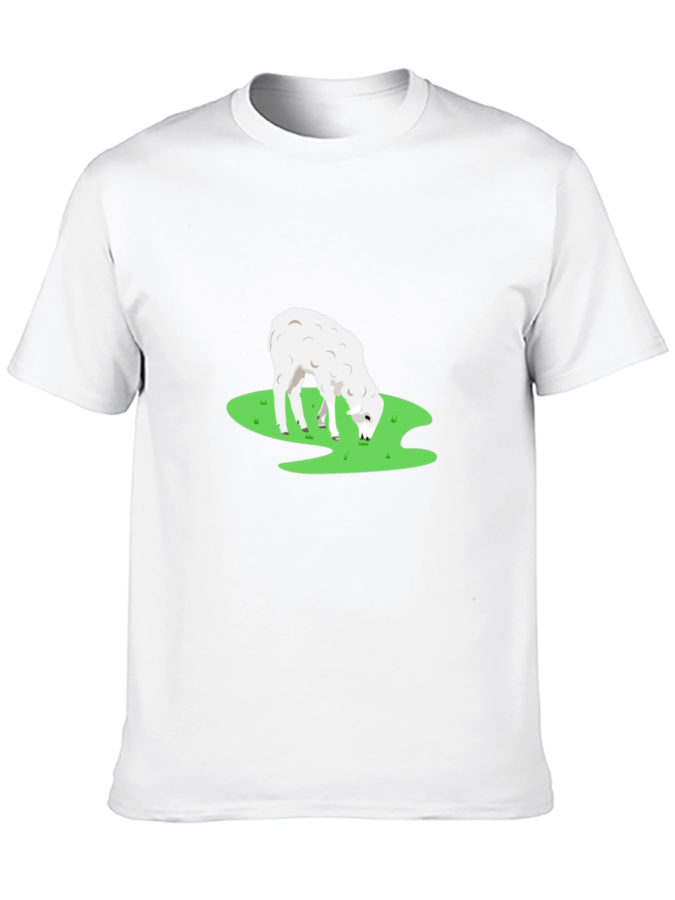 Black T-Shirt with Sheep Graphic