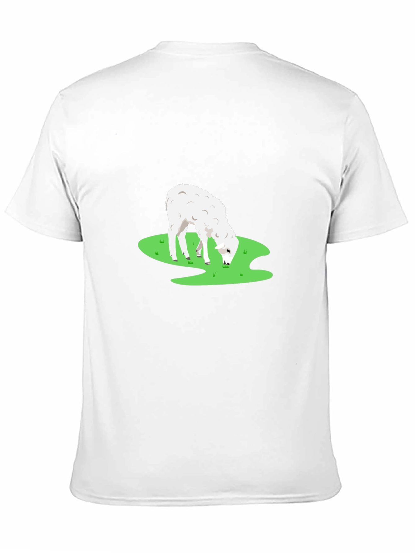 Black T-Shirt with Sheep Graphic