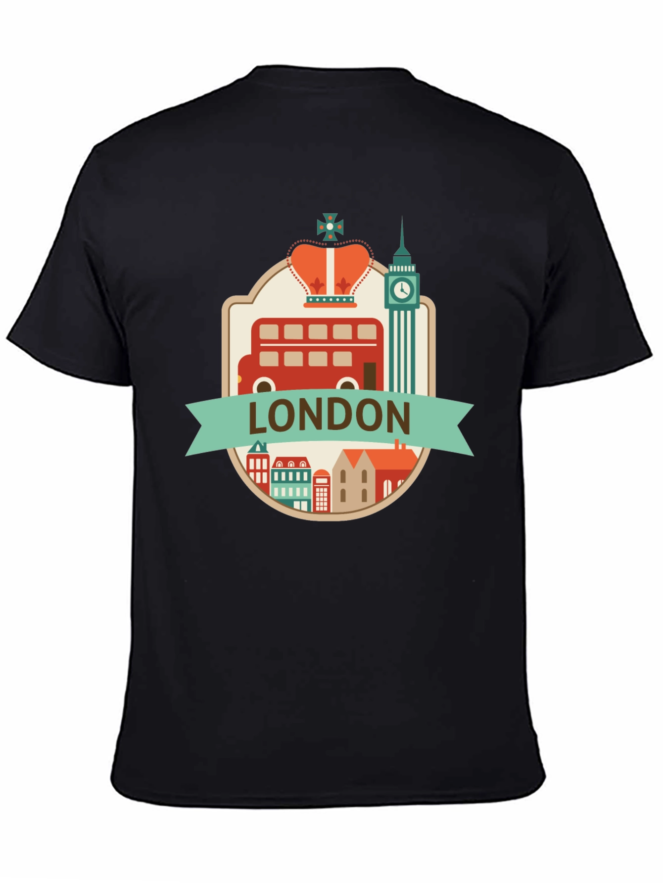London T-Shirt Black Graphic Tee