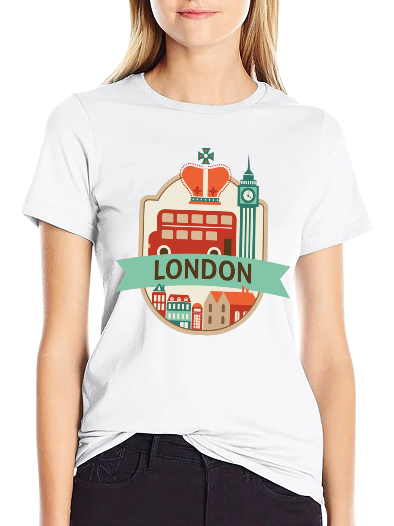 London T-Shirt Black Graphic Tee