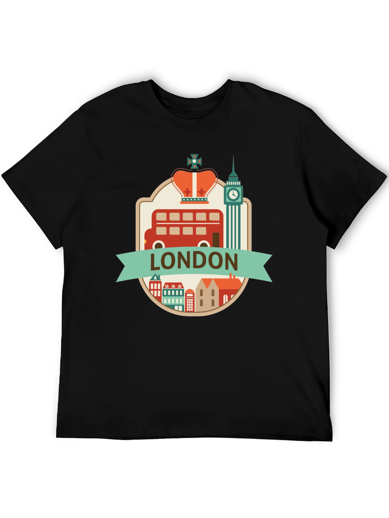 London T-Shirt Black Graphic Tee