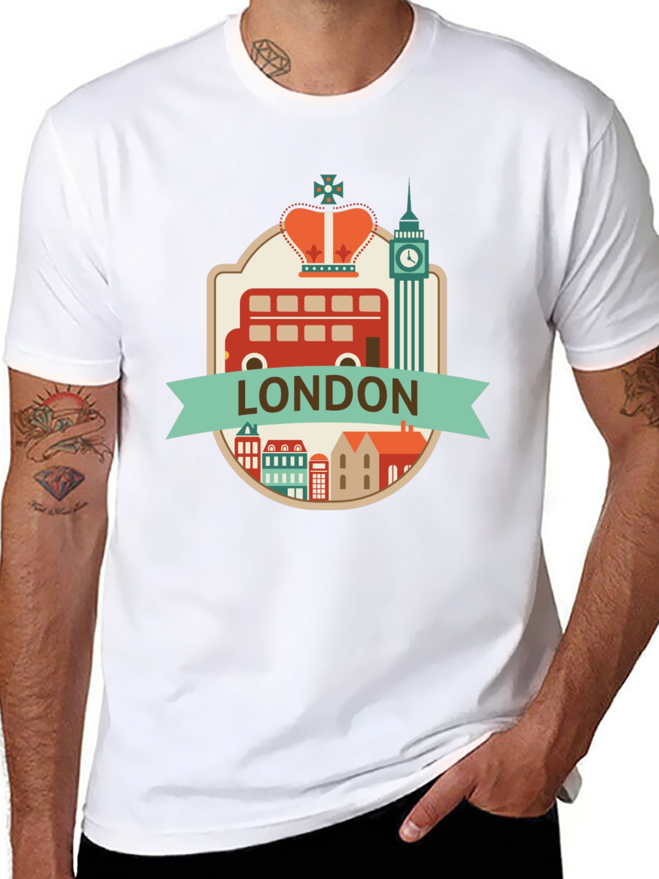 London T-Shirt Black Graphic Tee