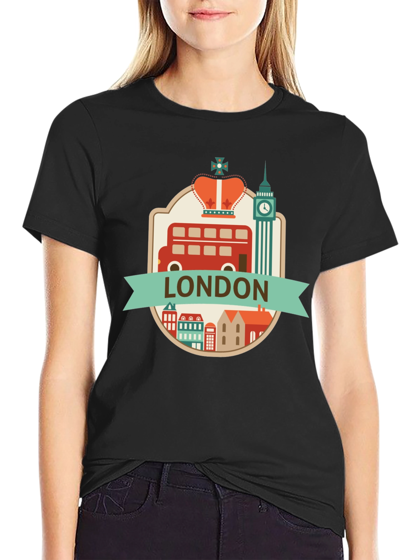 London T-Shirt Black Graphic Tee