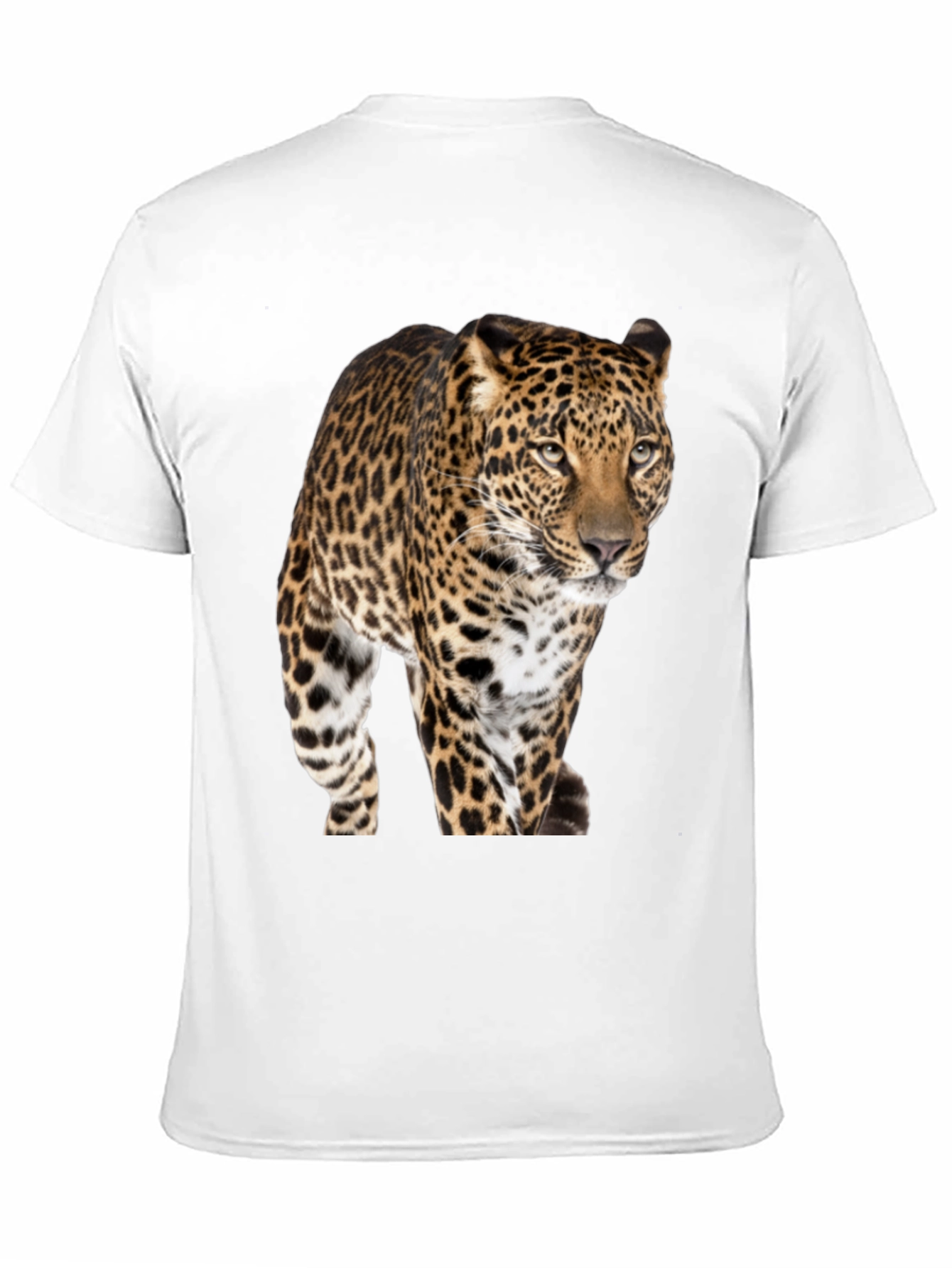Leopard Print Crew Neck T-Shirt