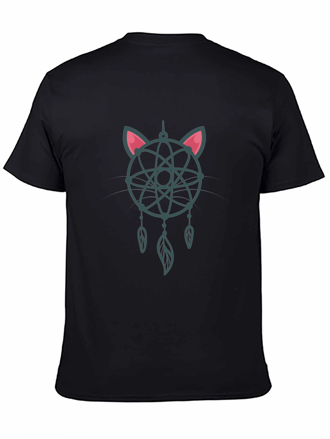 Dreamcatcher Cat Atom T-Shirt - Unique Design