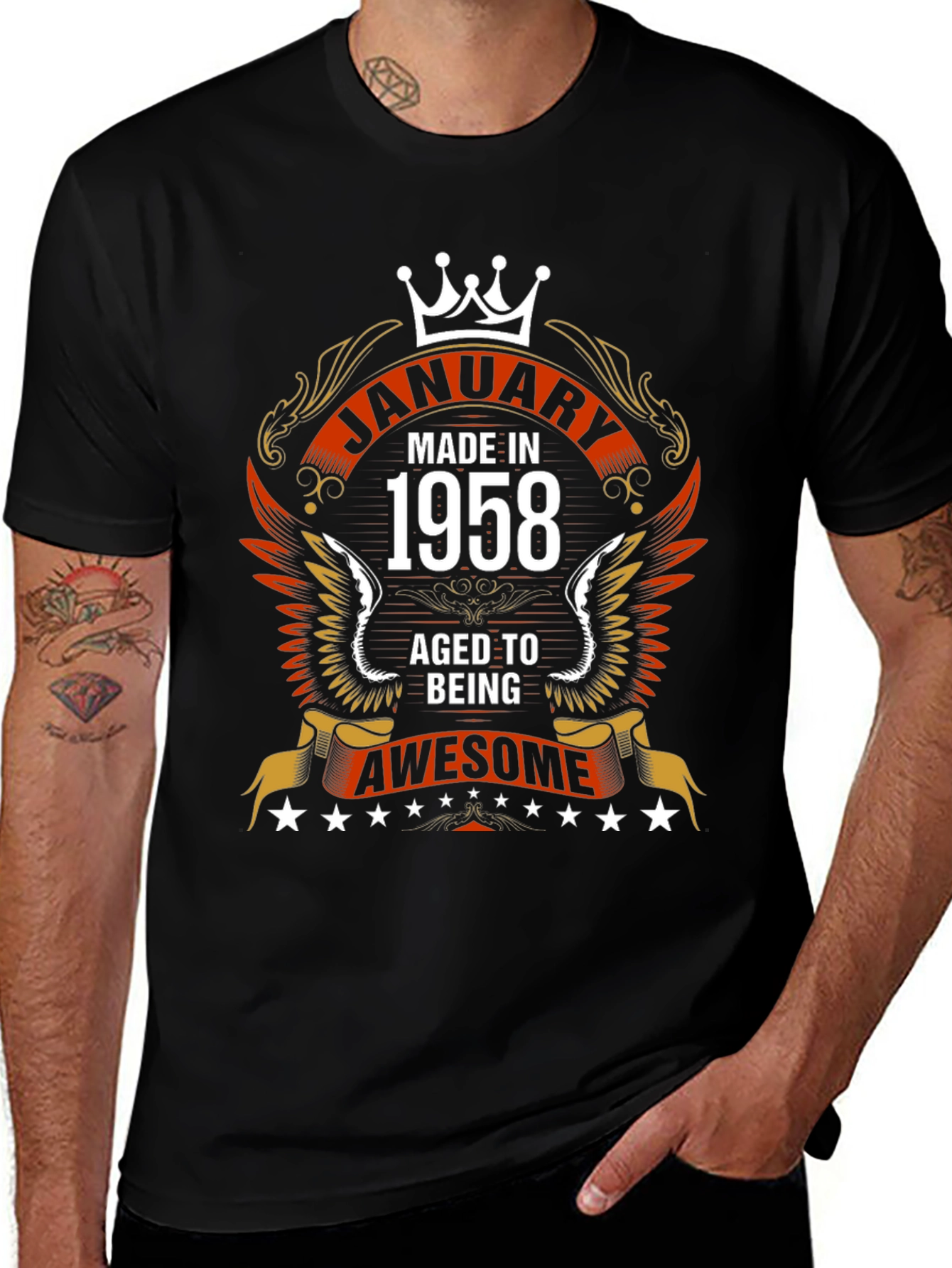 January 1958 Aged To Awesome T-Shirt