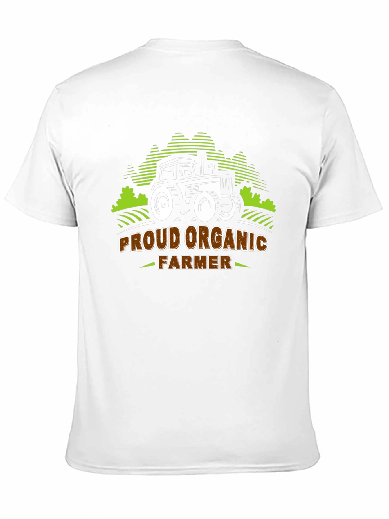 Proud Organic Farmer T-Shirt - Black Cotton Tee
