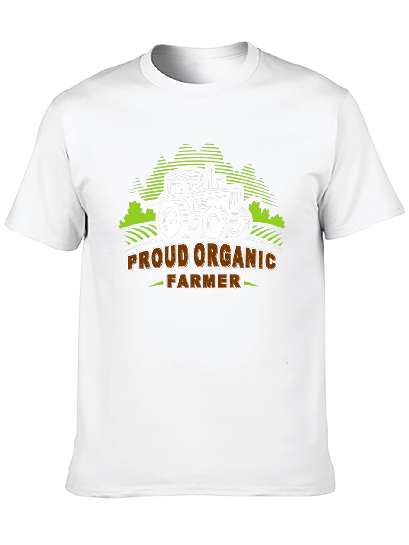 Proud Organic Farmer T-Shirt - Black Cotton Tee
