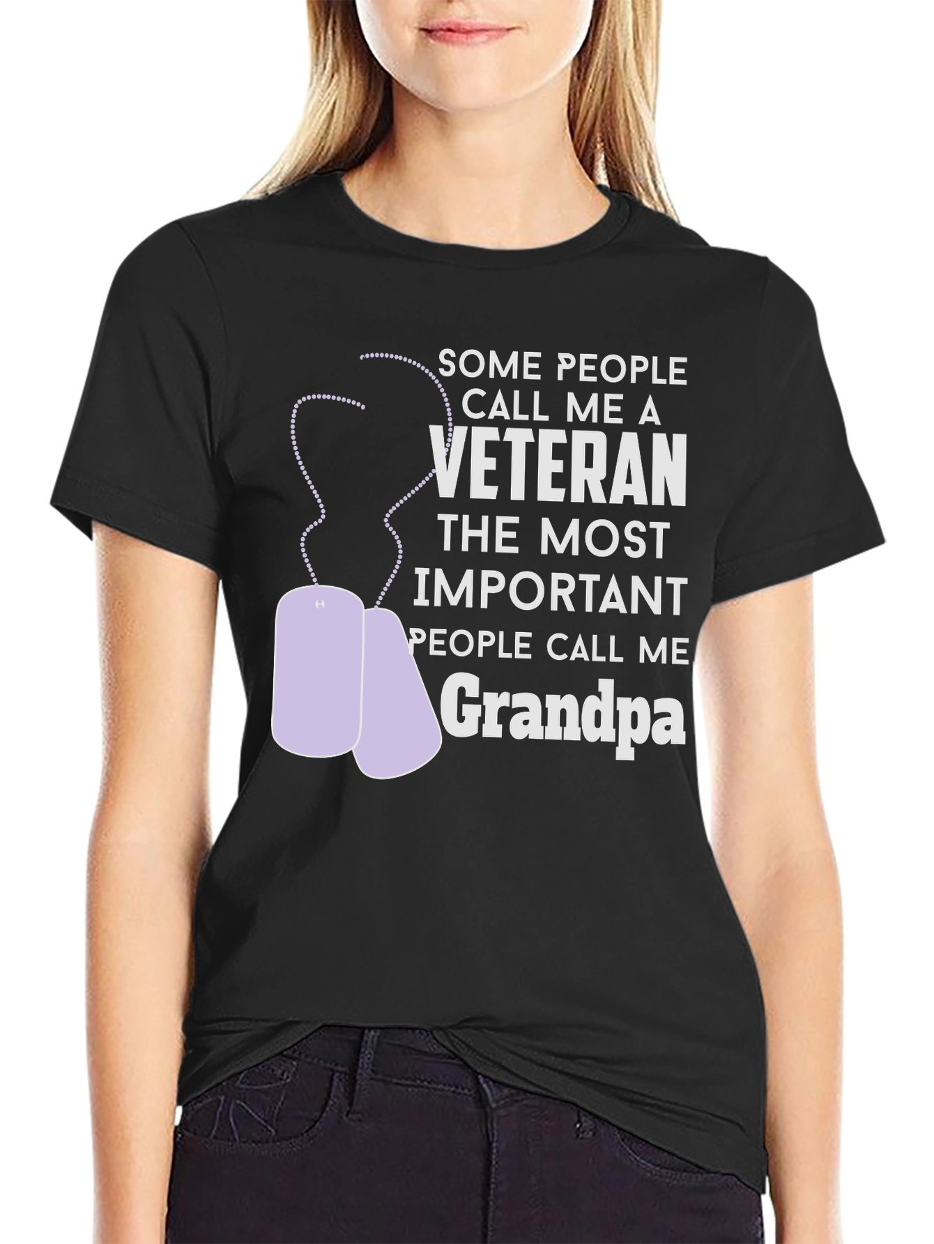 Veteran Grandpa T-Shirt - Gift for Grandfathers