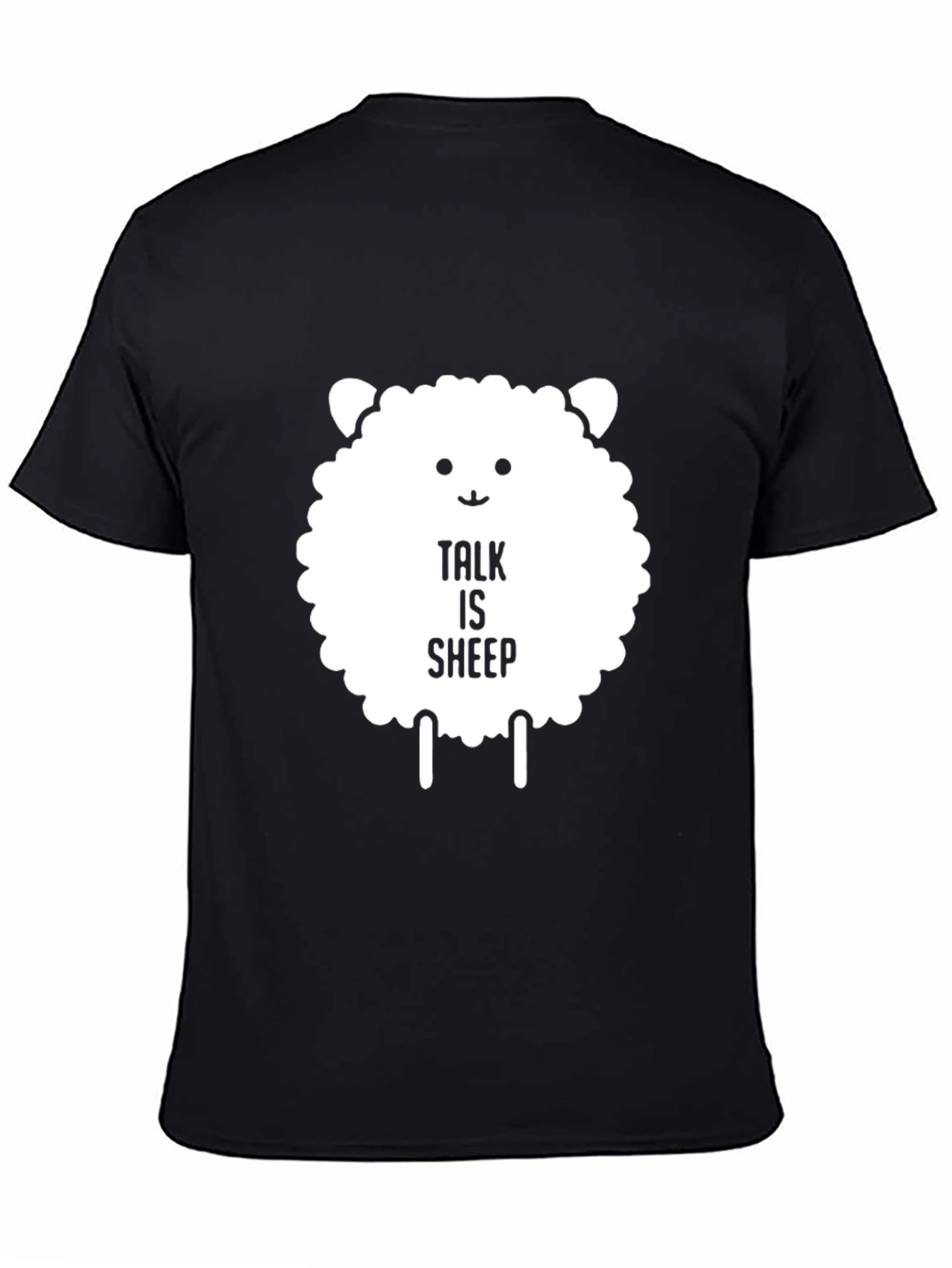 Talk is Sheep T-Shirt - Funny Sheep Pun Tee