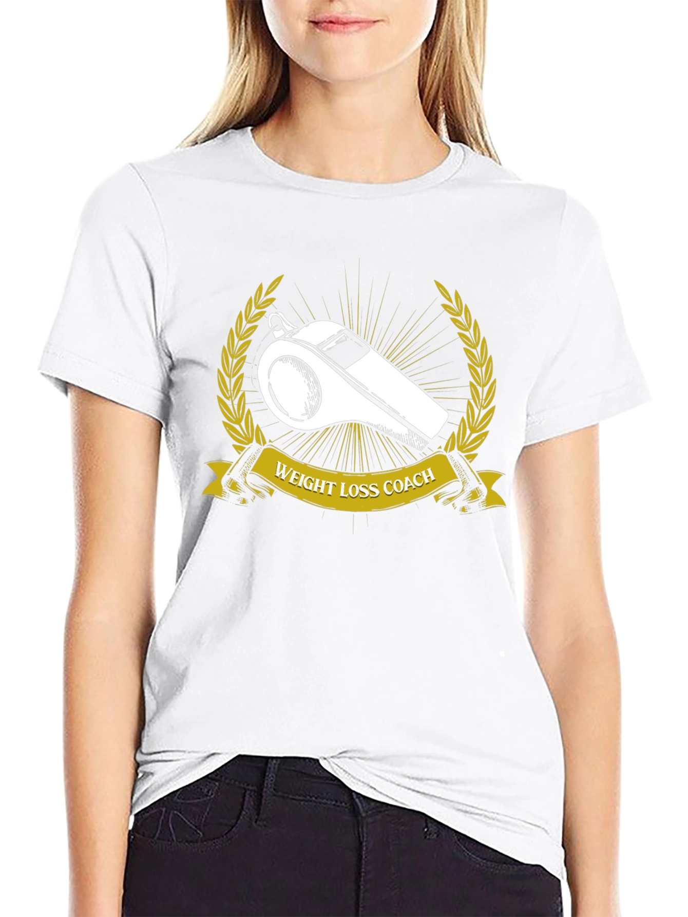 Weight Loss Coach Whistle Graphic Tee