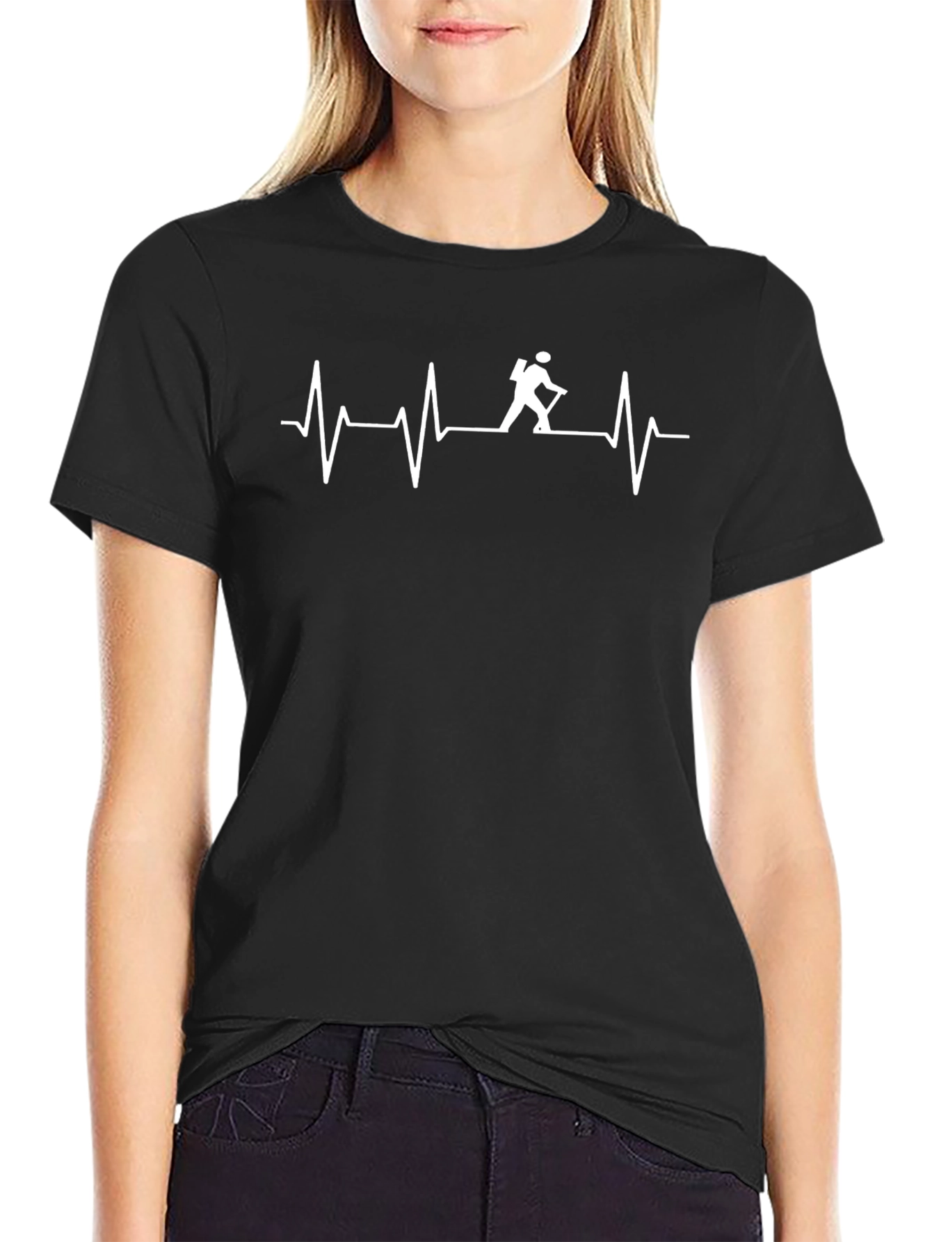 Heartbeat Hiker T-Shirt - Adventure Ready!