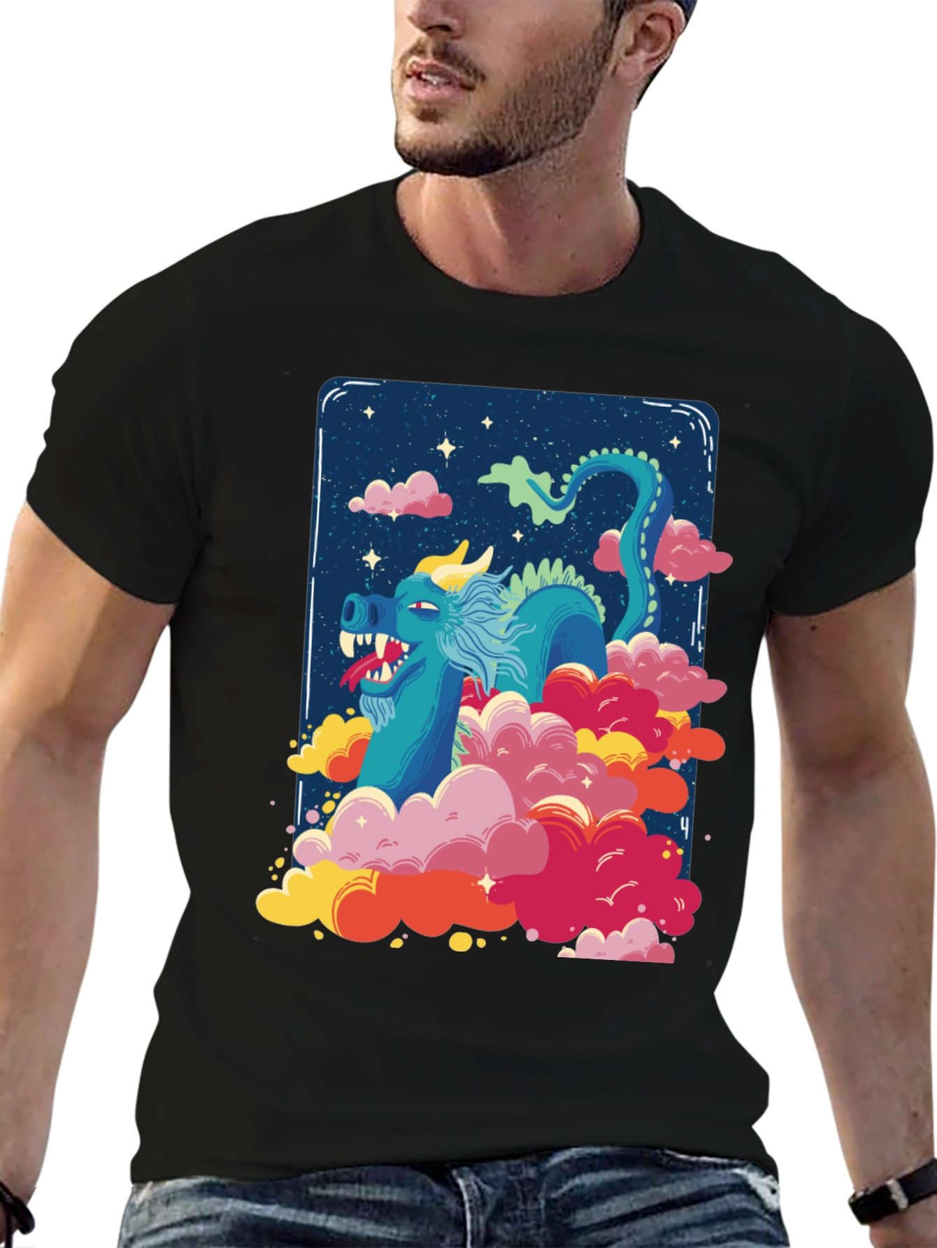 Dragon Cloud T-Shirt - Fantasy Graphic Tee