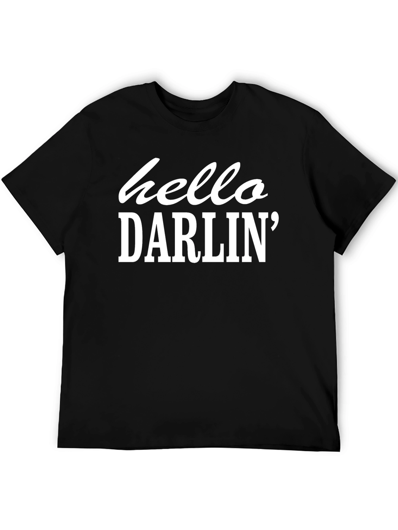 Hello Darlin Graphic Tee - Soft Cotton Blend