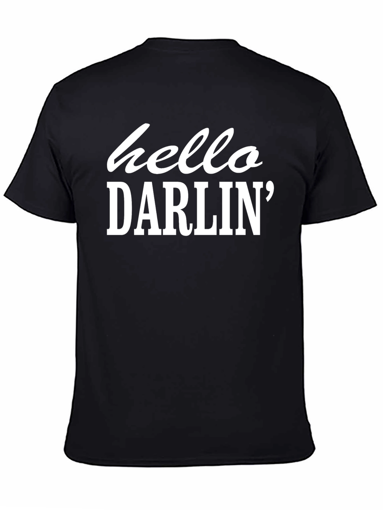 Hello Darlin Graphic Tee - Soft Cotton Blend