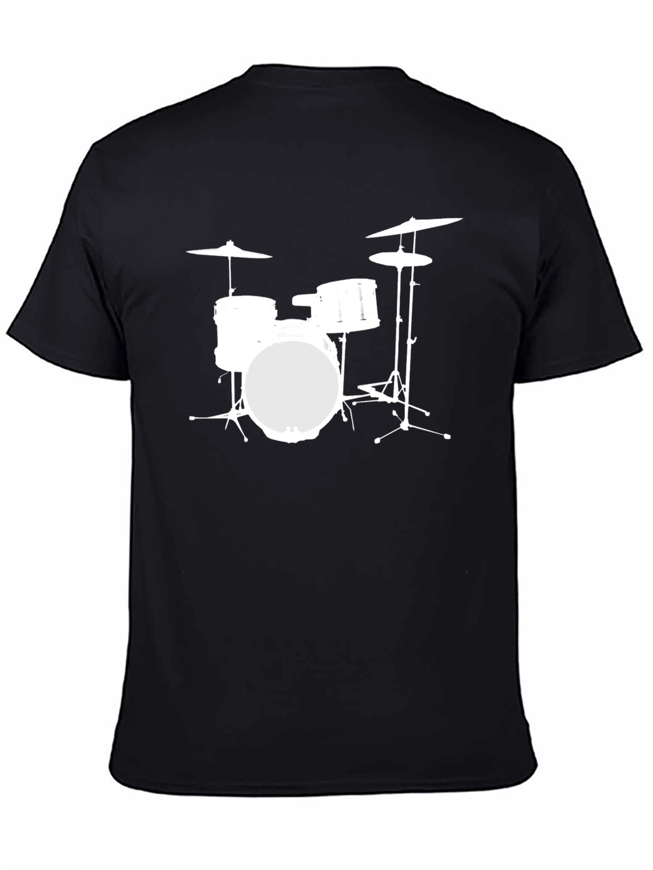 Drum Kit Graphic Tee - Music Lovers T-Shirt