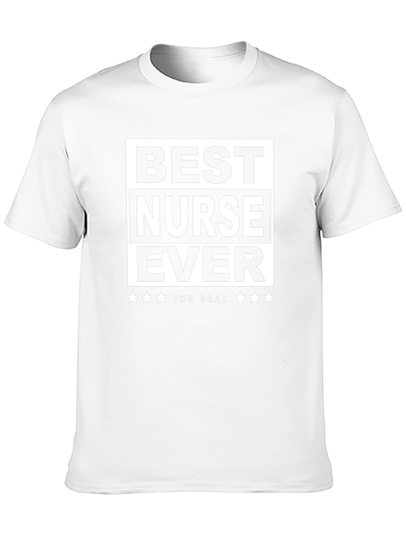Best Nurse Ever T-Shirt - Black Cotton Graphic Tee