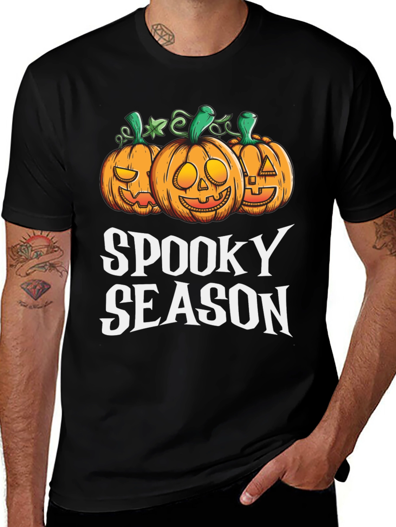 Spooky Season Pumpkin Halloween T-Shirt