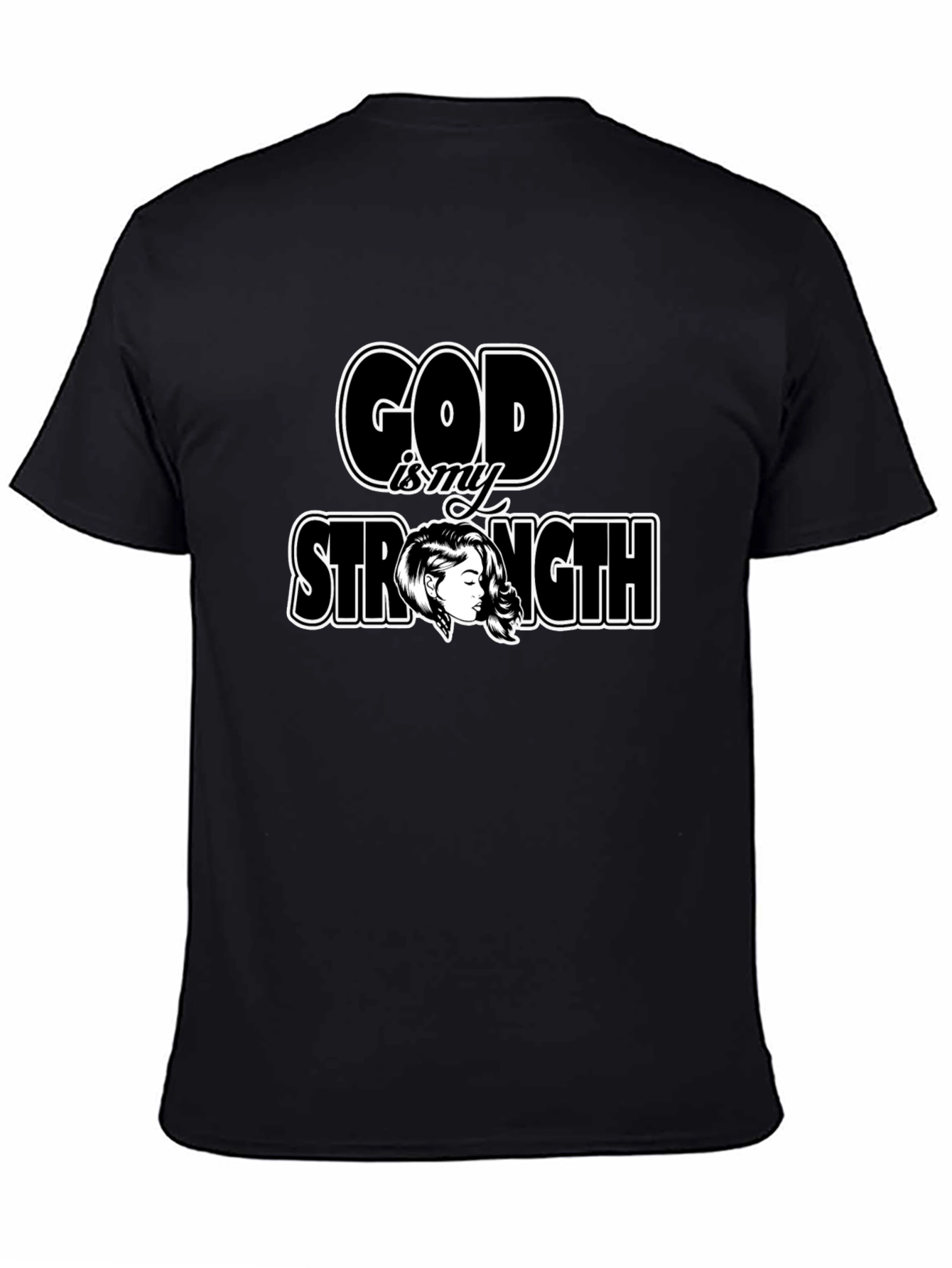 God is My Strength Graphic T-Shirt