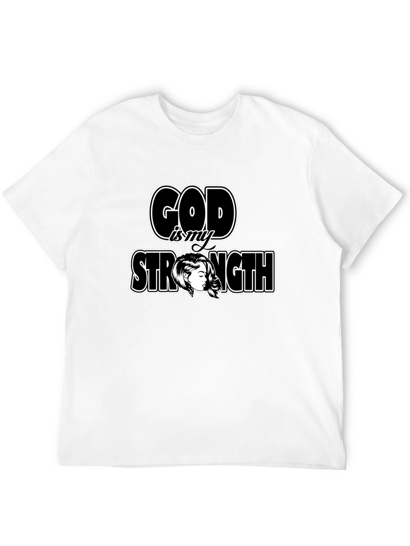 God is My Strength Graphic T-Shirt