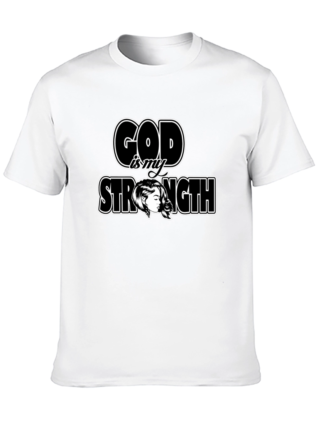 God is My Strength Graphic T-Shirt